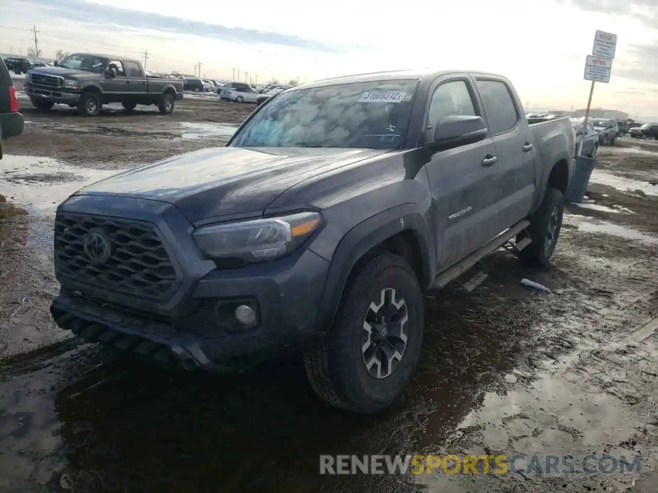 2 Photograph of a damaged car 3TMCZ5AN8MM415970 TOYOTA TACOMA 2021