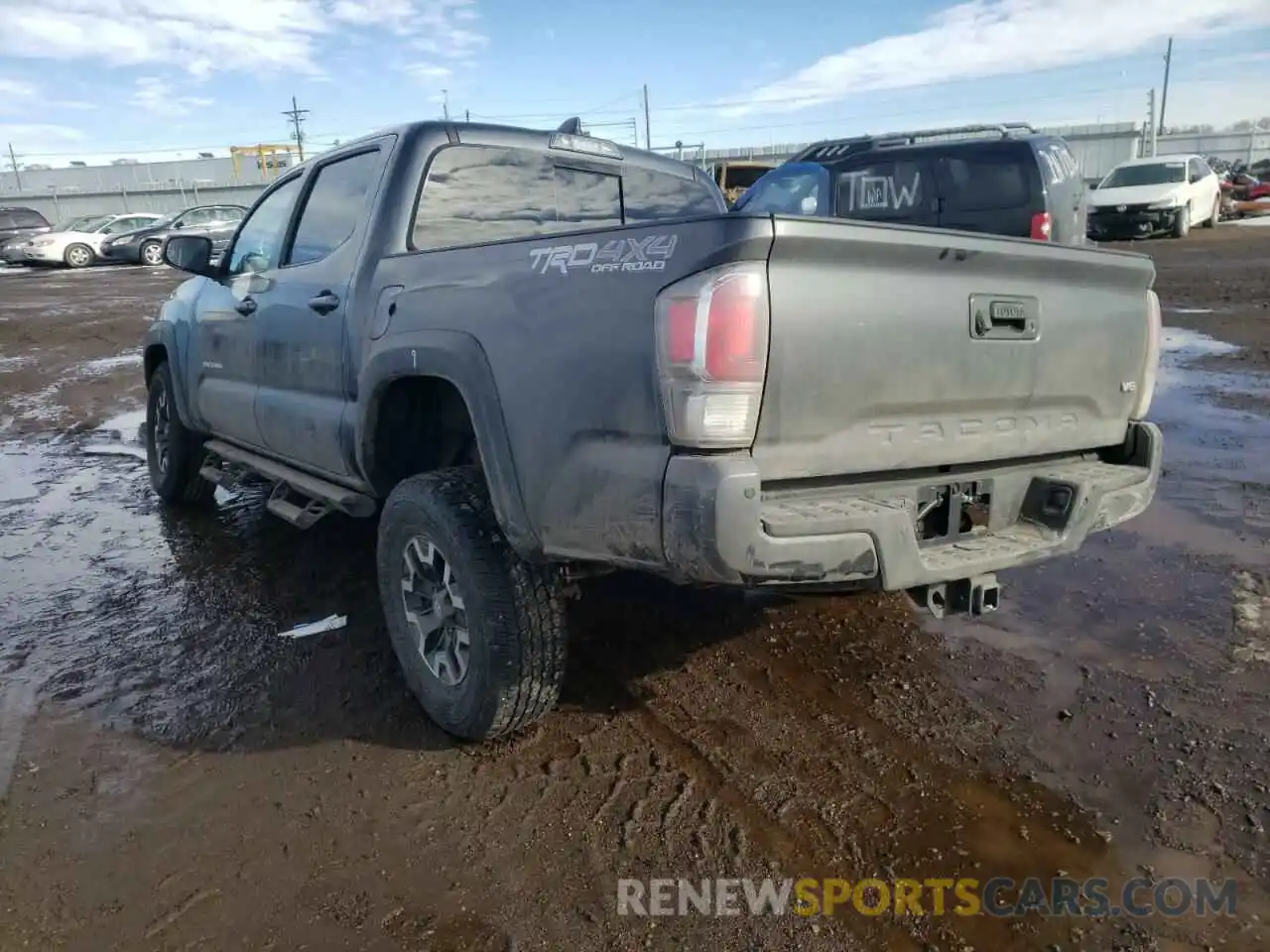 3 Photograph of a damaged car 3TMCZ5AN8MM415970 TOYOTA TACOMA 2021