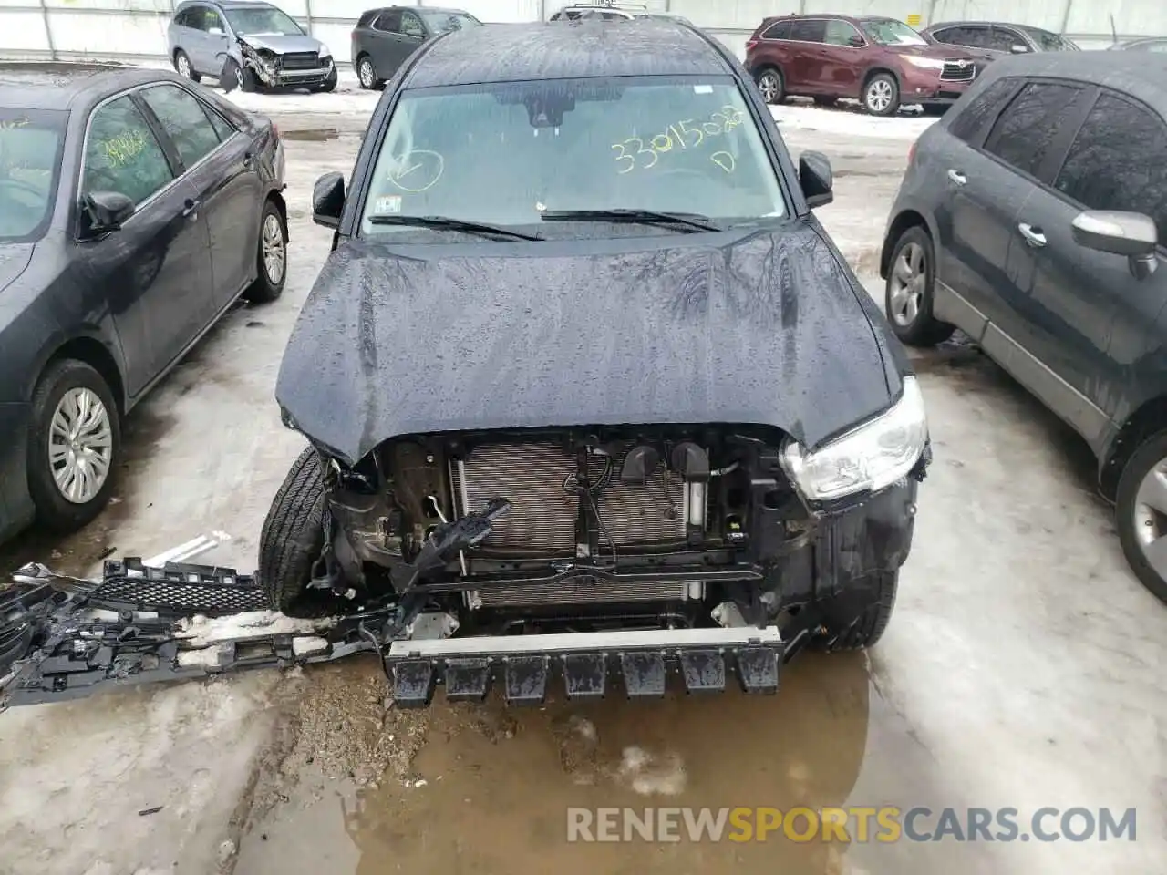 9 Photograph of a damaged car 3TMCZ5AN8MM416116 TOYOTA TACOMA 2021