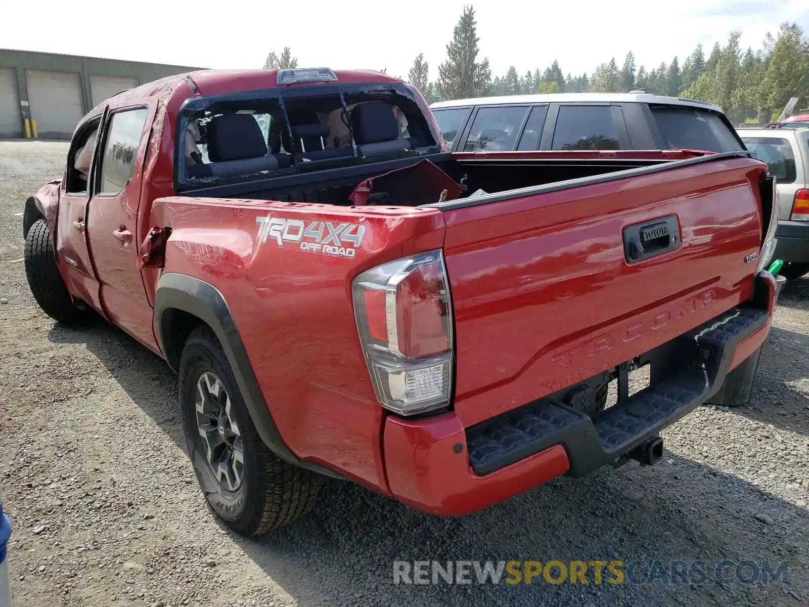 3 Photograph of a damaged car 3TMCZ5AN8MM421008 TOYOTA TACOMA 2021