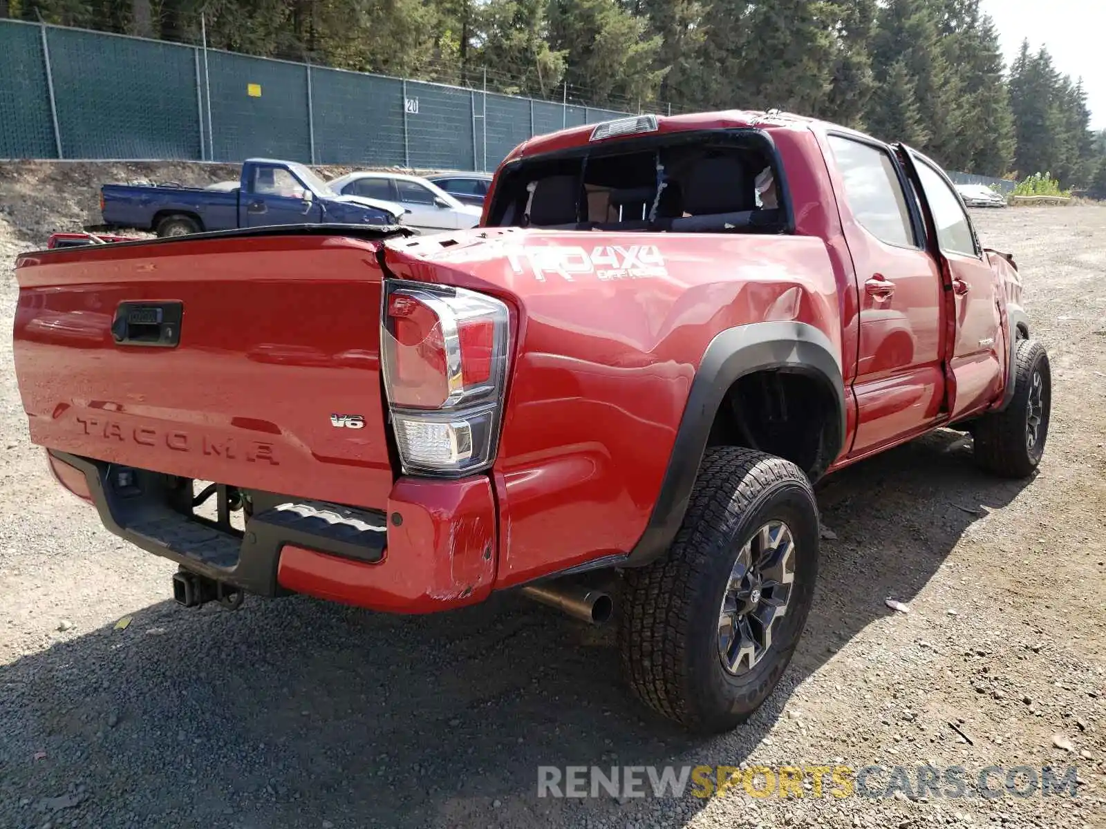 4 Photograph of a damaged car 3TMCZ5AN8MM421008 TOYOTA TACOMA 2021