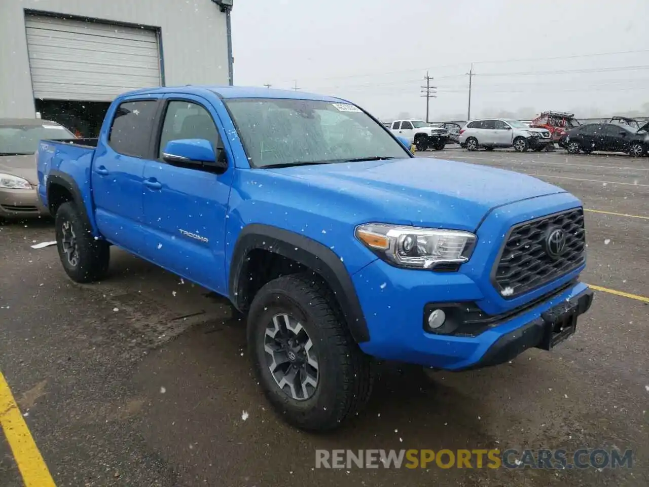 1 Photograph of a damaged car 3TMCZ5AN8MM431053 TOYOTA TACOMA 2021