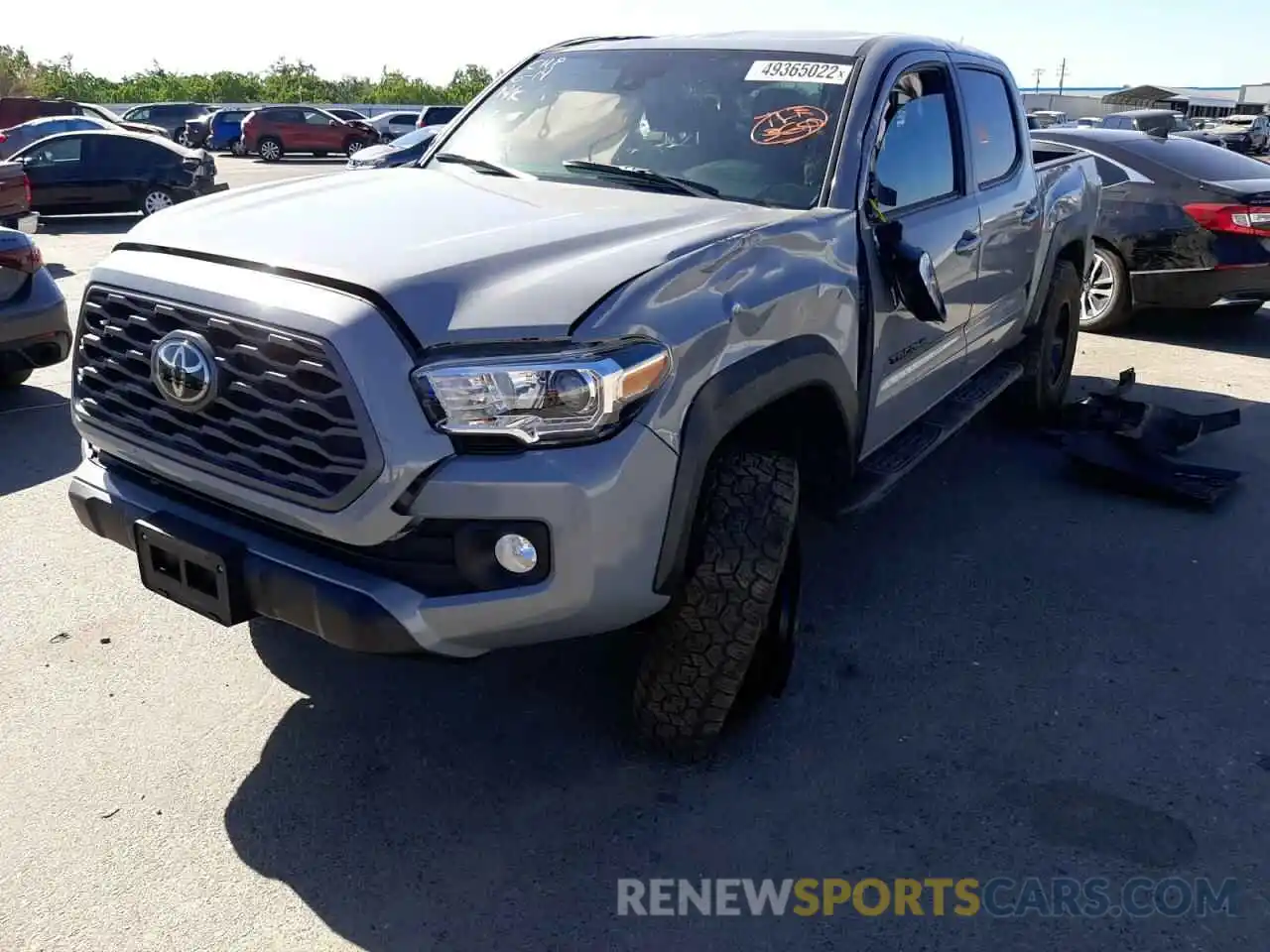 2 Photograph of a damaged car 3TMCZ5AN8MM433806 TOYOTA TACOMA 2021