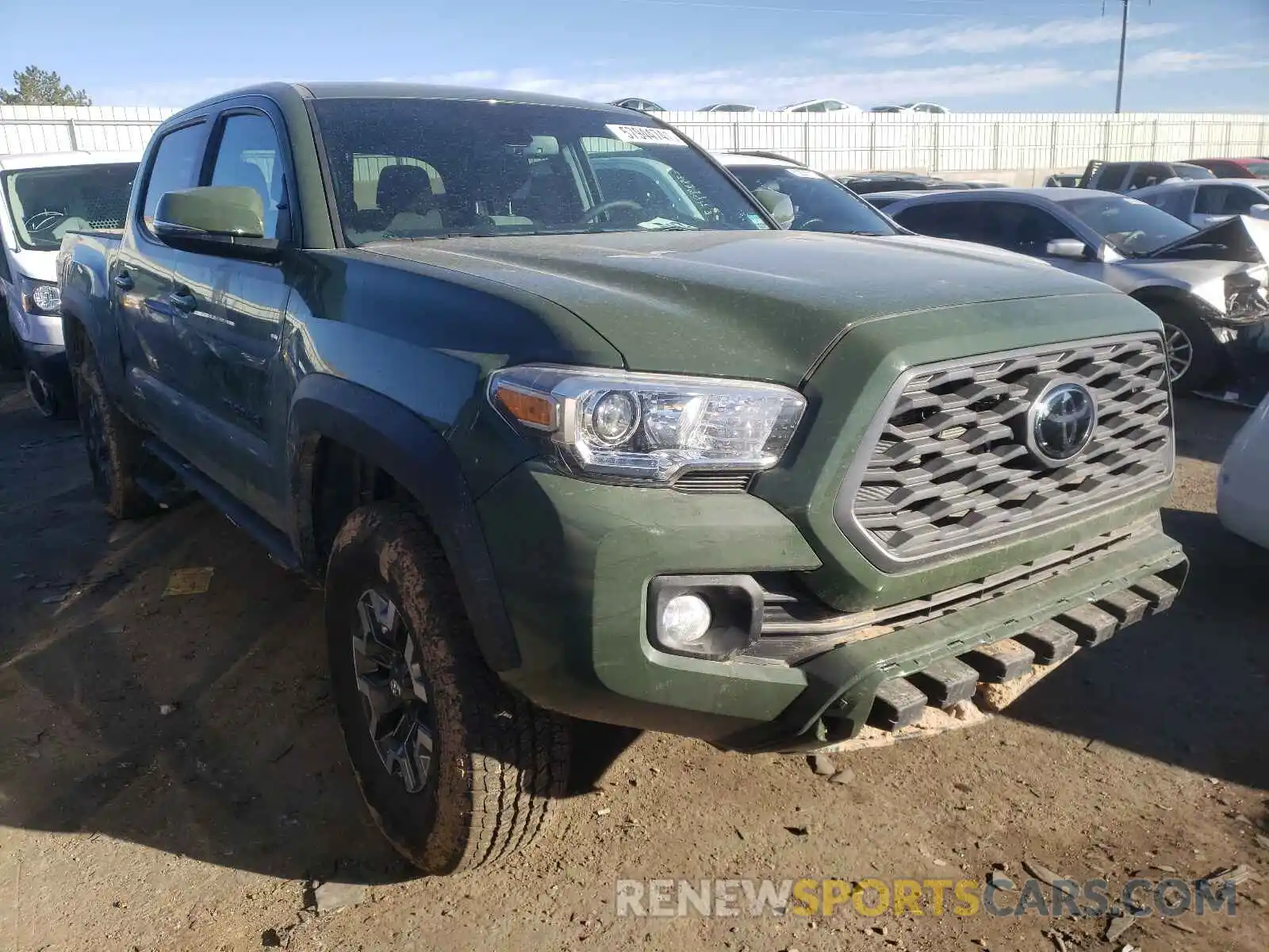 1 Photograph of a damaged car 3TMCZ5AN8MM434177 TOYOTA TACOMA 2021