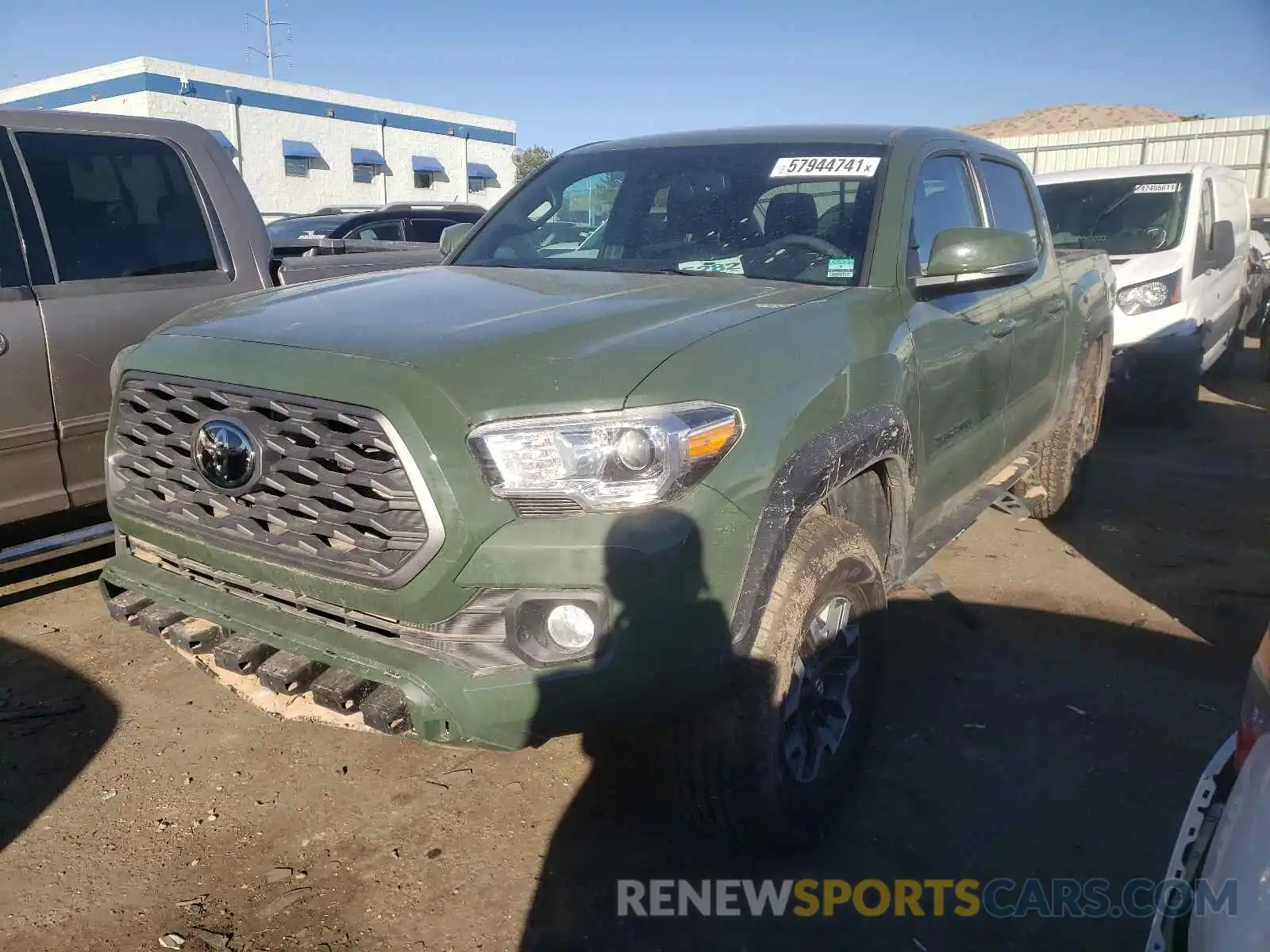 2 Photograph of a damaged car 3TMCZ5AN8MM434177 TOYOTA TACOMA 2021