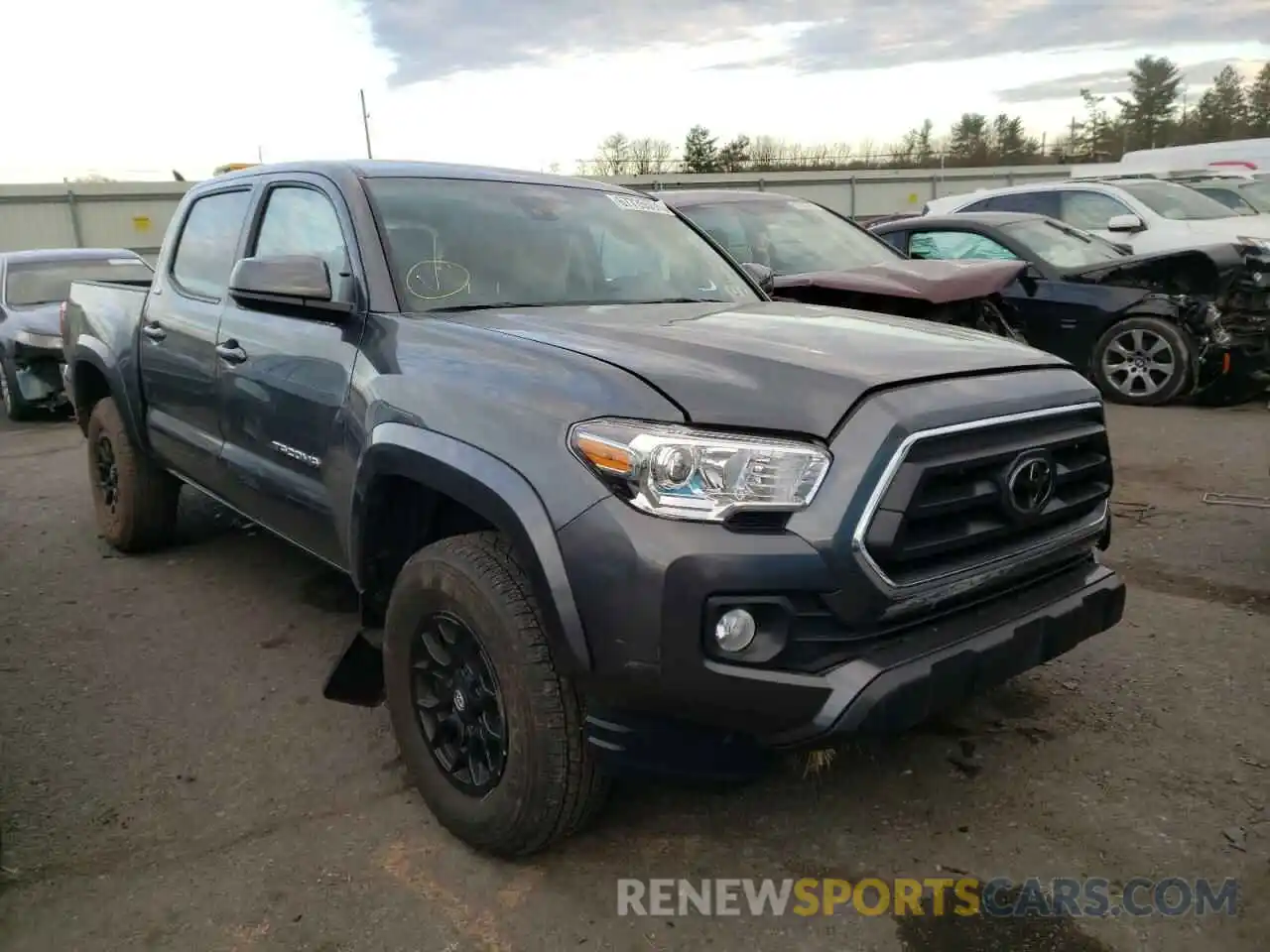 1 Photograph of a damaged car 3TMCZ5AN8MM438858 TOYOTA TACOMA 2021