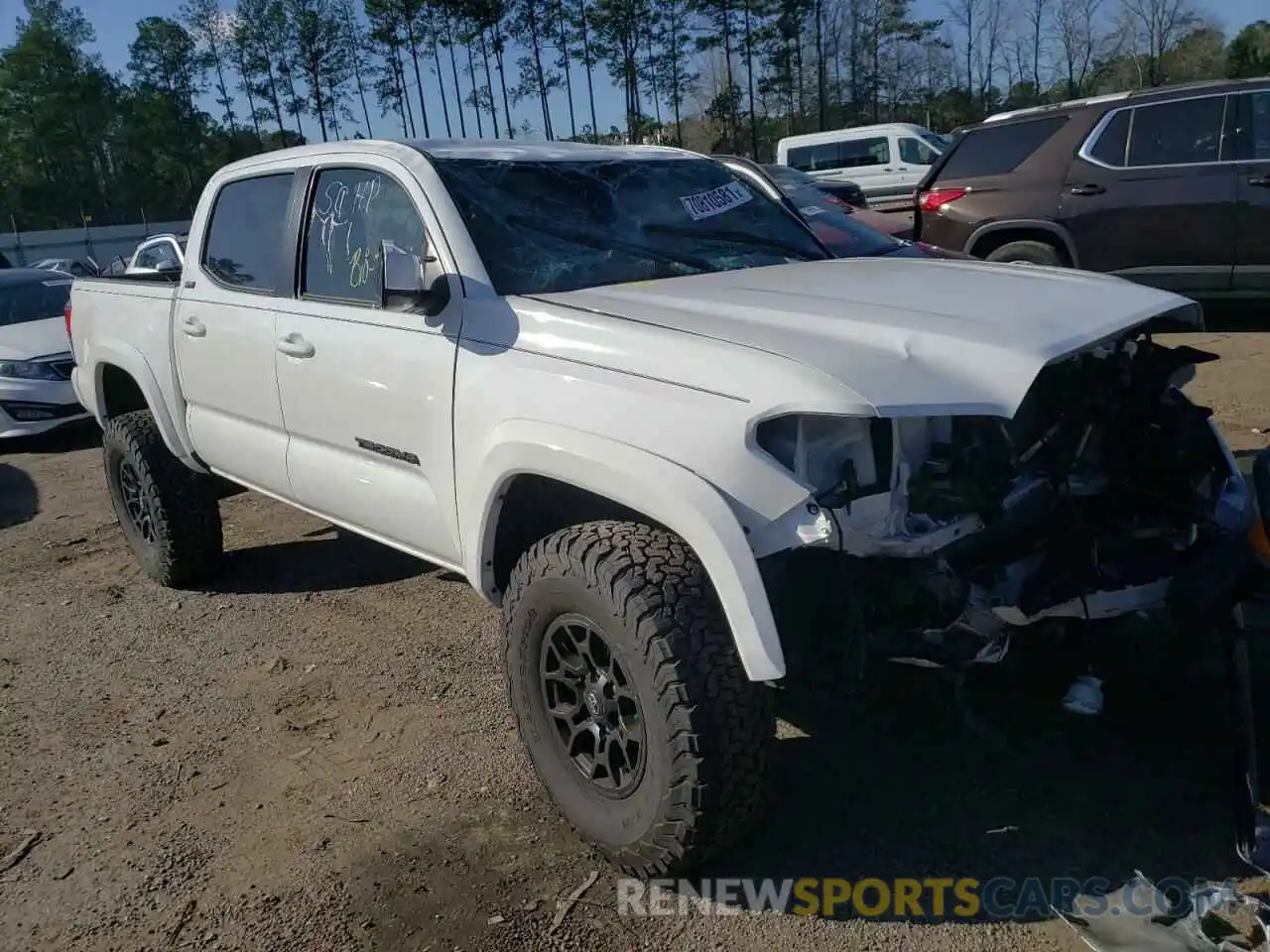 1 Photograph of a damaged car 3TMCZ5AN8MM441100 TOYOTA TACOMA 2021