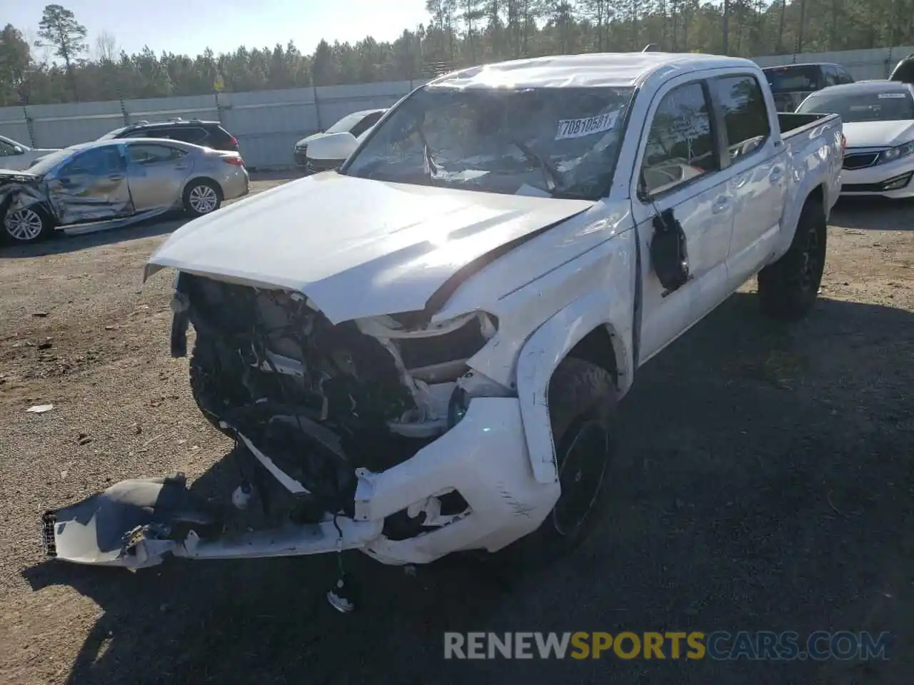 2 Photograph of a damaged car 3TMCZ5AN8MM441100 TOYOTA TACOMA 2021