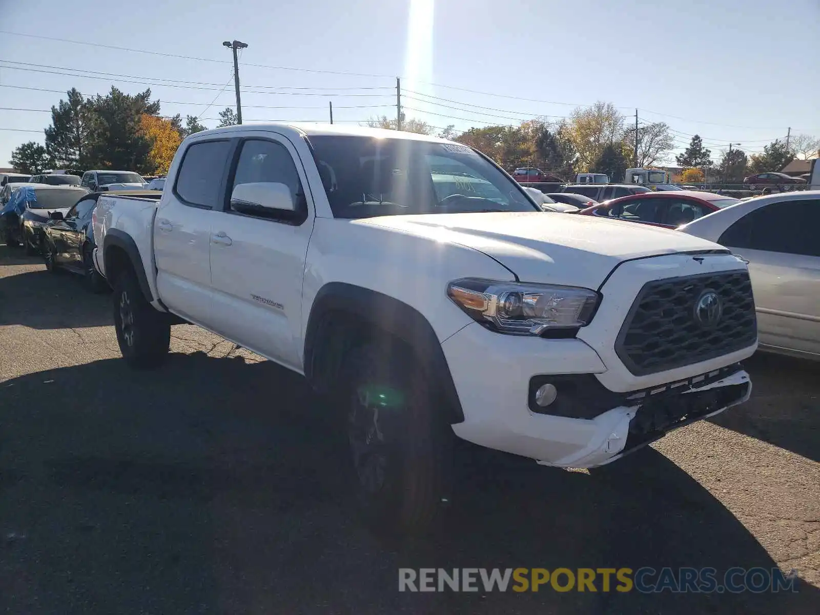 1 Photograph of a damaged car 3TMCZ5AN8MM445051 TOYOTA TACOMA 2021