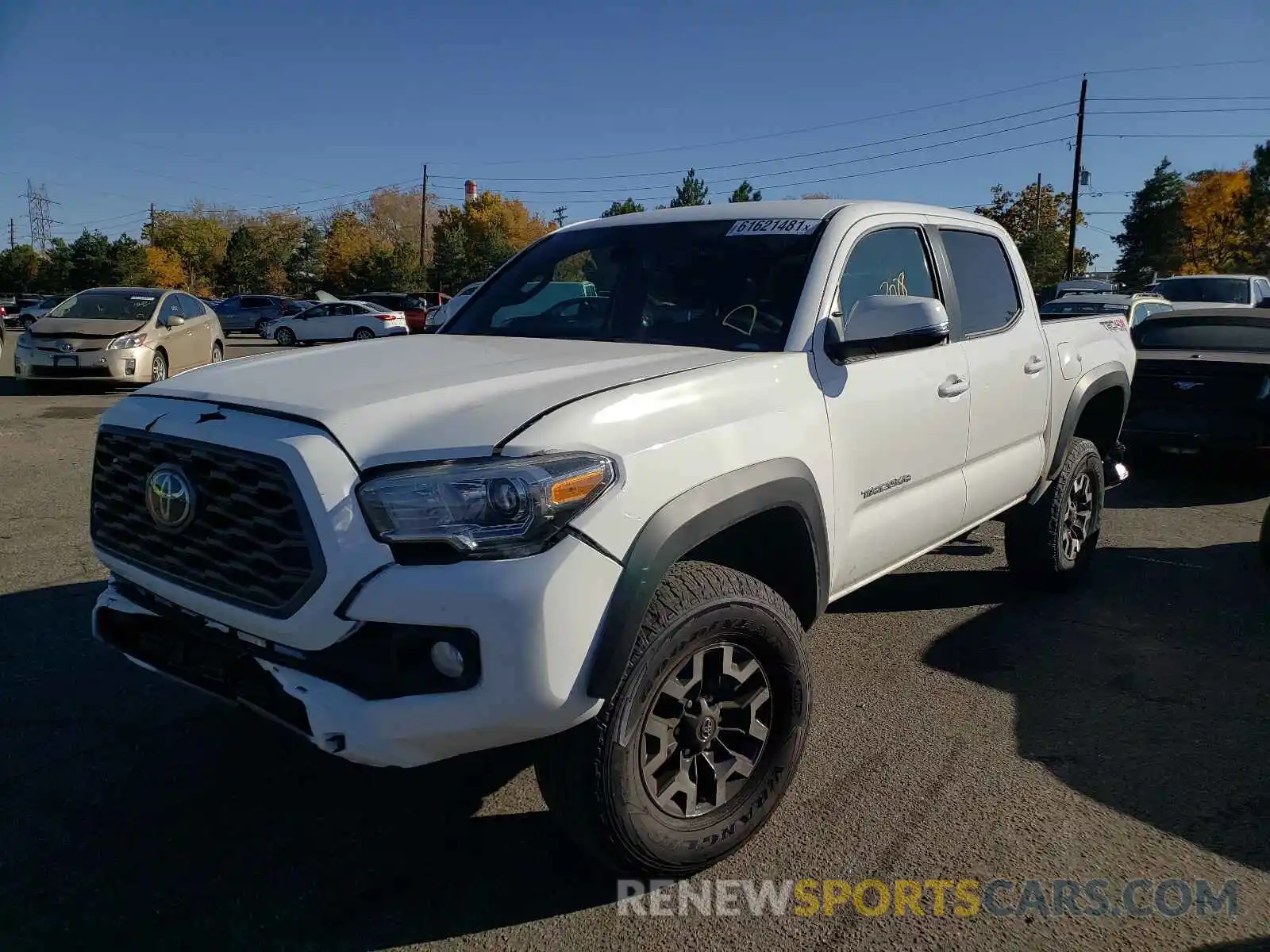 2 Photograph of a damaged car 3TMCZ5AN8MM445051 TOYOTA TACOMA 2021