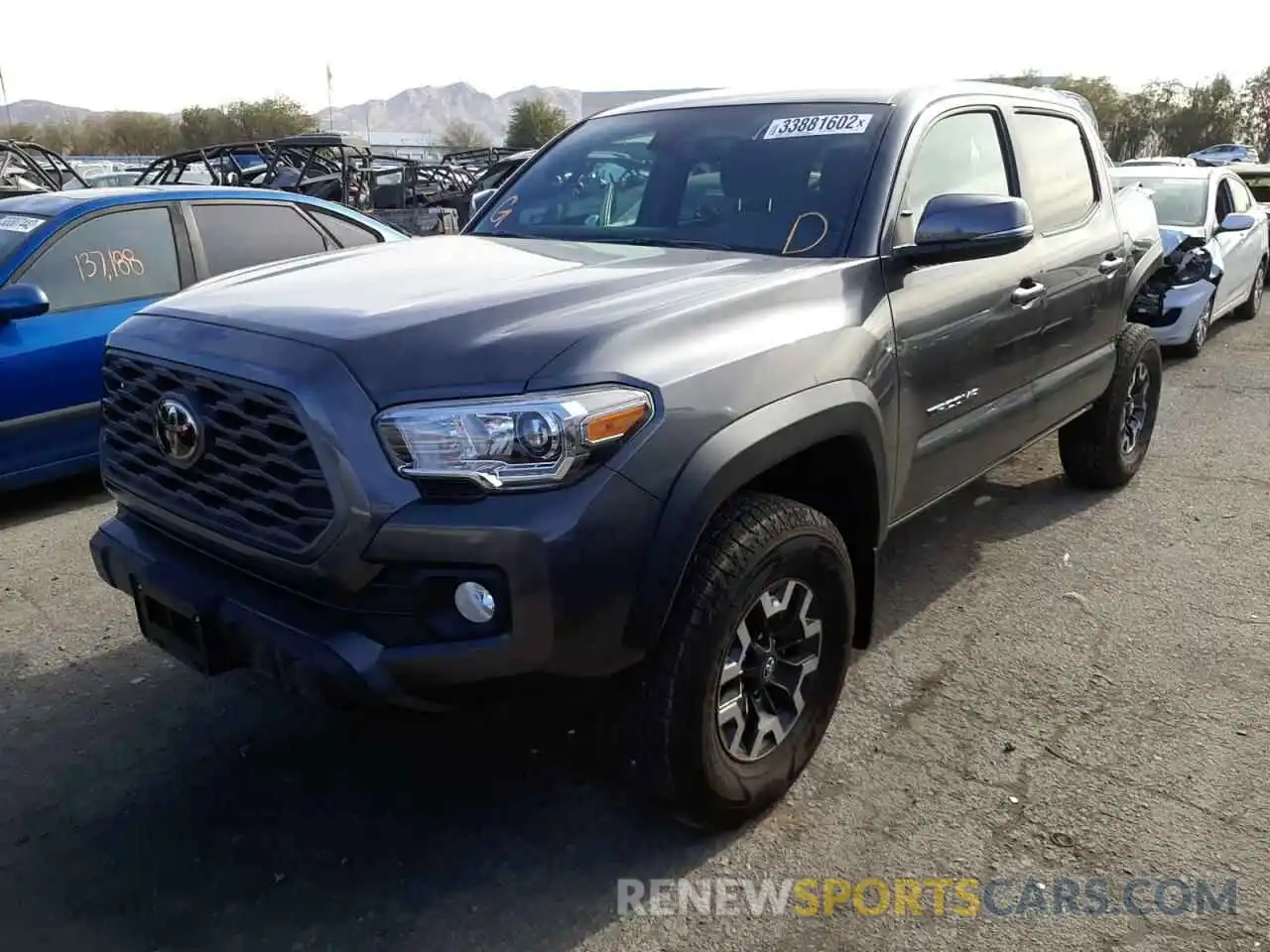 2 Photograph of a damaged car 3TMCZ5AN8MM446622 TOYOTA TACOMA 2021