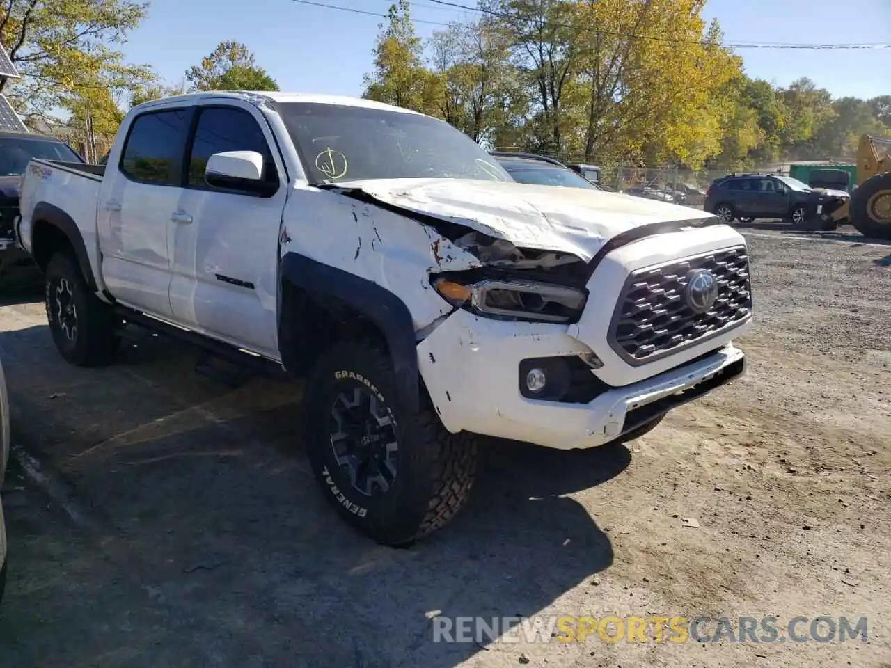 1 Photograph of a damaged car 3TMCZ5AN8MM447981 TOYOTA TACOMA 2021