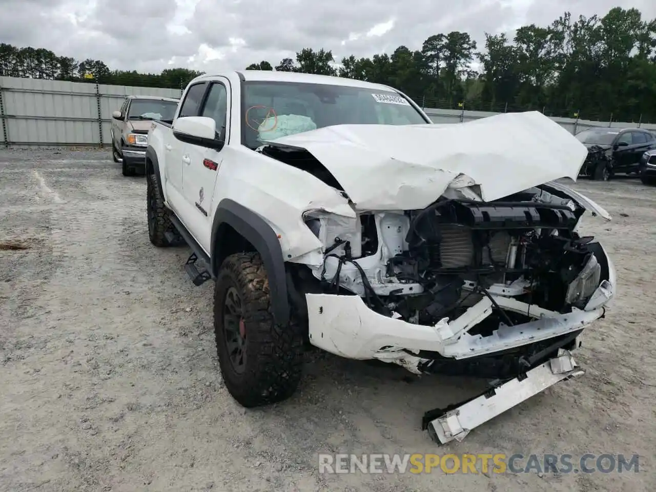 1 Photograph of a damaged car 3TMCZ5AN8MM448161 TOYOTA TACOMA 2021