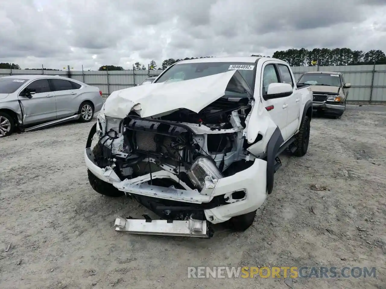 2 Photograph of a damaged car 3TMCZ5AN8MM448161 TOYOTA TACOMA 2021