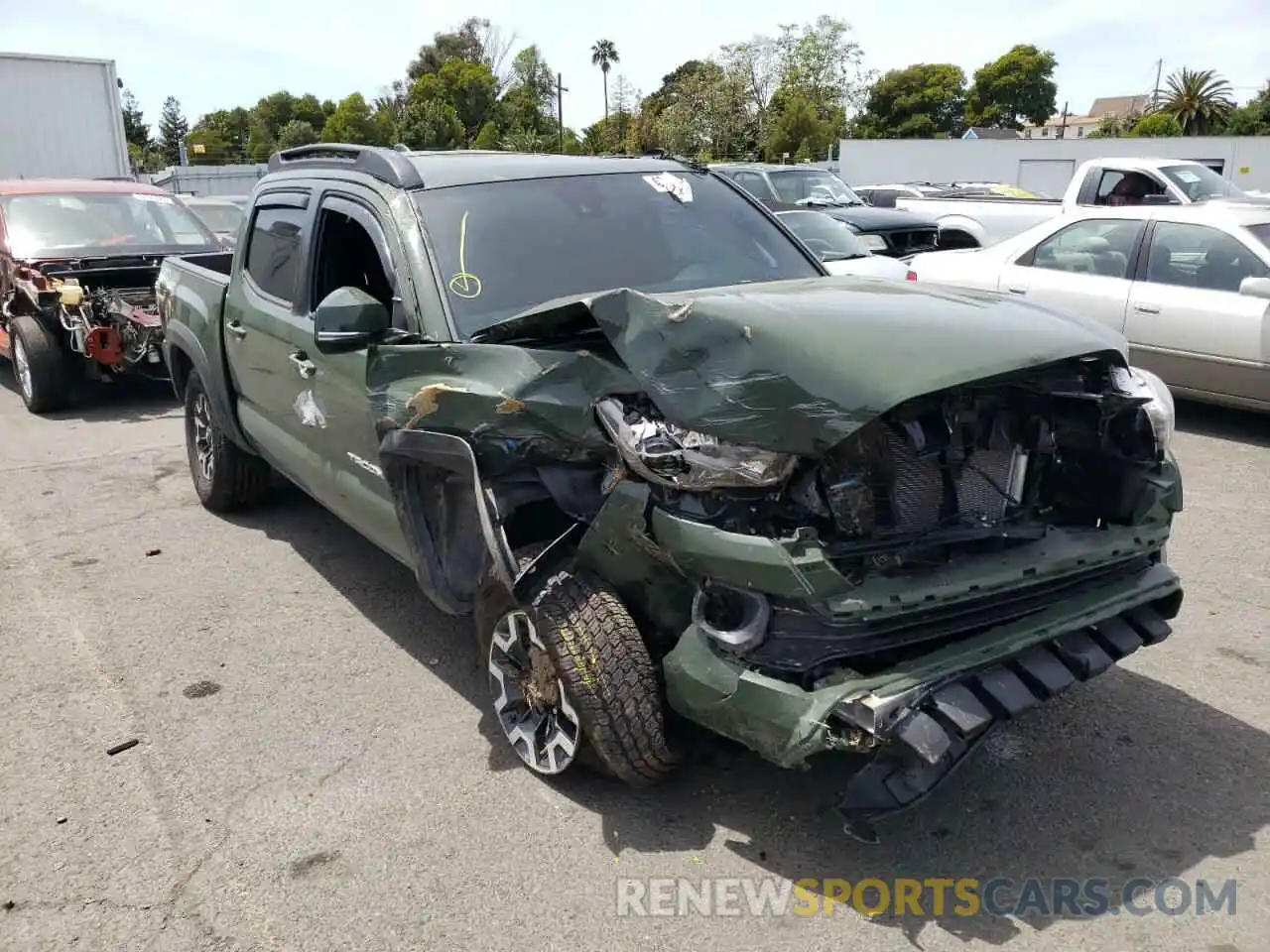 1 Photograph of a damaged car 3TMCZ5AN8MM448998 TOYOTA TACOMA 2021