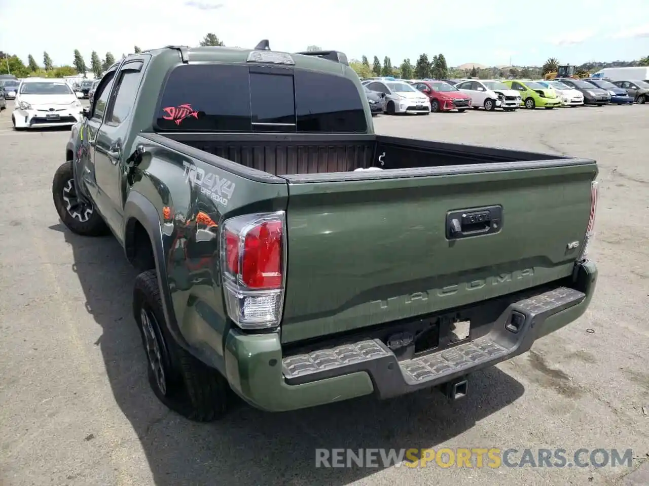 3 Photograph of a damaged car 3TMCZ5AN8MM448998 TOYOTA TACOMA 2021