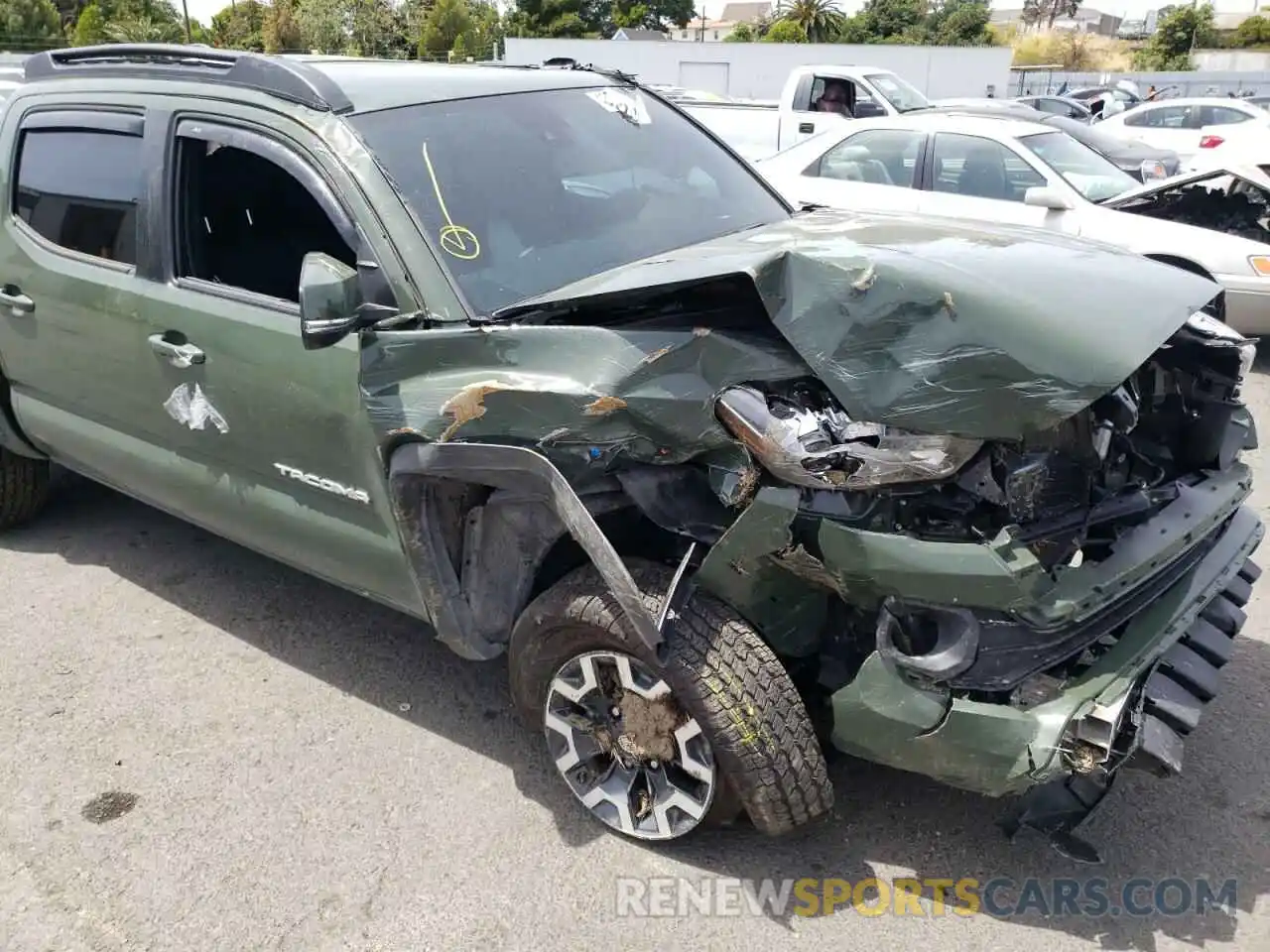 9 Photograph of a damaged car 3TMCZ5AN8MM448998 TOYOTA TACOMA 2021