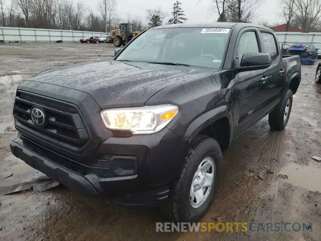 2 Photograph of a damaged car 3TMCZ5AN8MM450024 TOYOTA TACOMA 2021