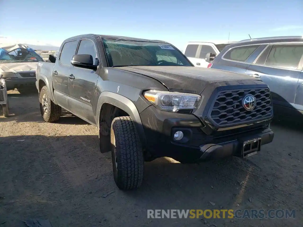 1 Photograph of a damaged car 3TMCZ5AN8MM451044 TOYOTA TACOMA 2021