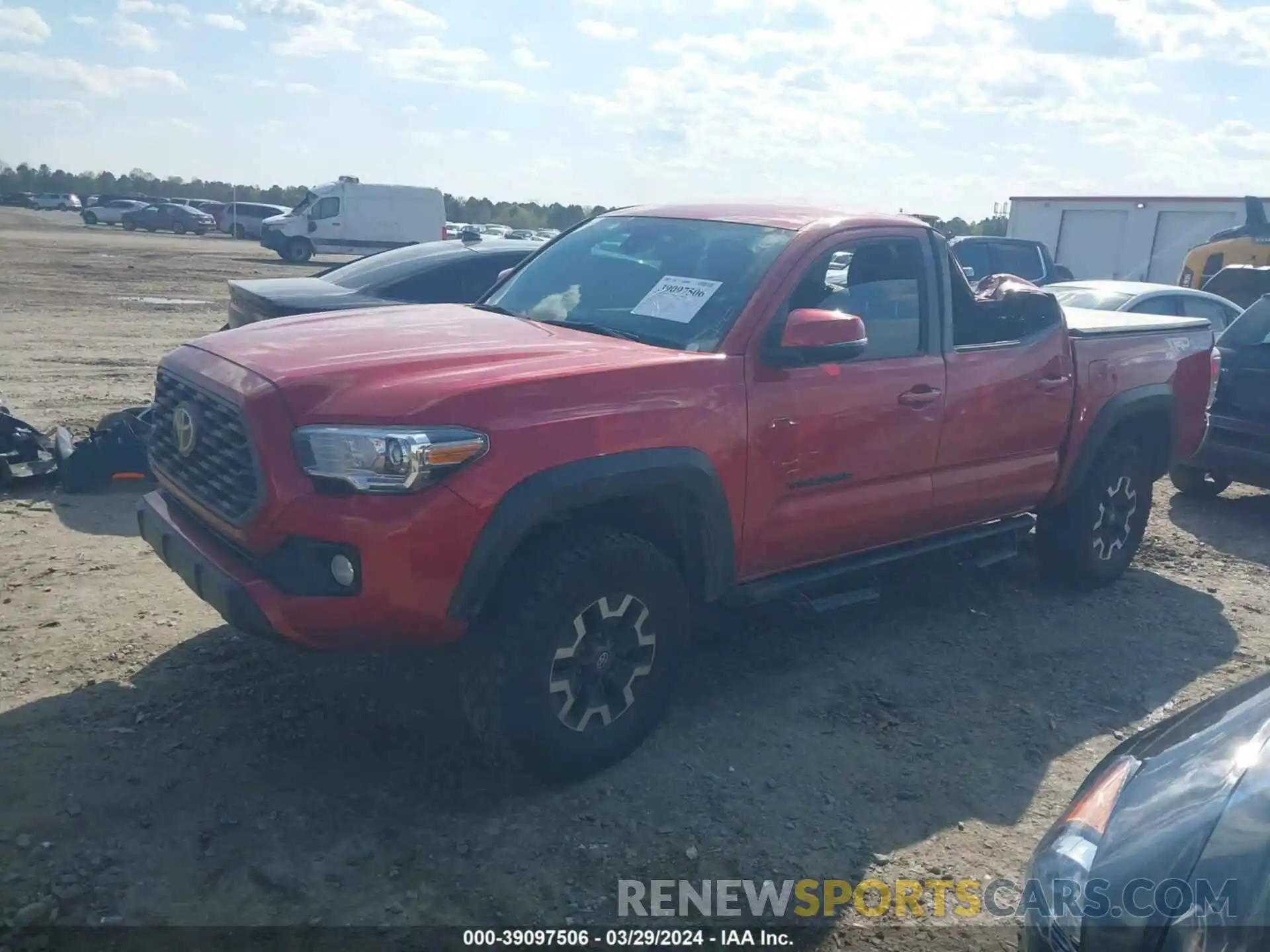 2 Photograph of a damaged car 3TMCZ5AN9MM370232 TOYOTA TACOMA 2021