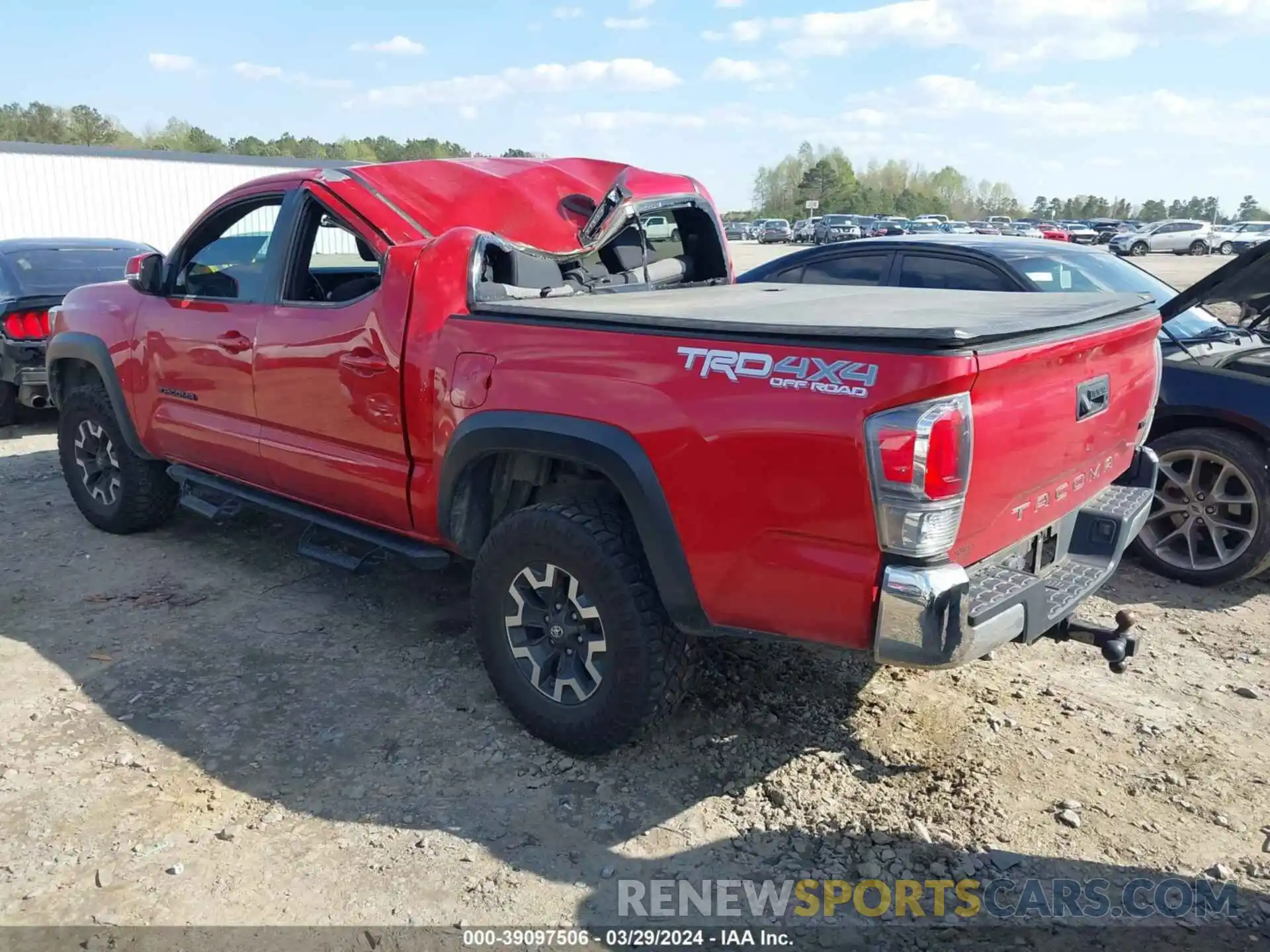 3 Photograph of a damaged car 3TMCZ5AN9MM370232 TOYOTA TACOMA 2021