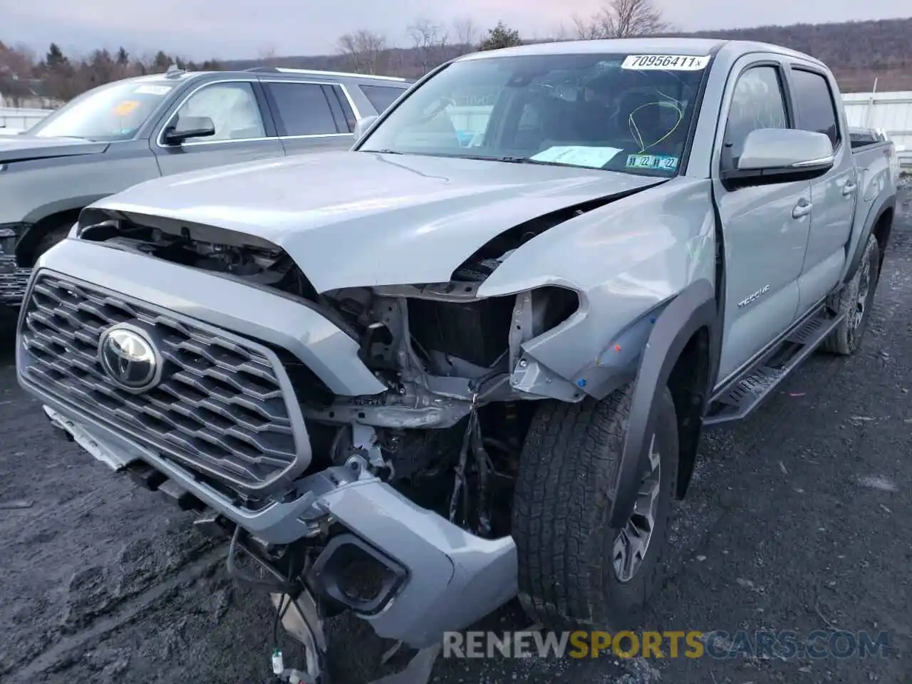 2 Photograph of a damaged car 3TMCZ5AN9MM380064 TOYOTA TACOMA 2021