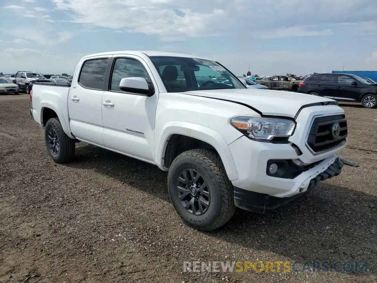 1 Photograph of a damaged car 3TMCZ5AN9MM380999 TOYOTA TACOMA 2021