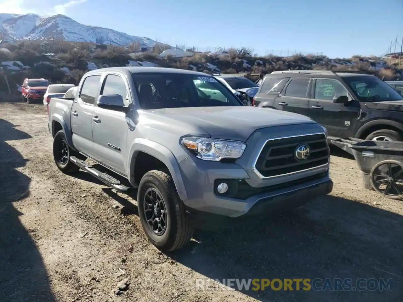 1 Photograph of a damaged car 3TMCZ5AN9MM389220 TOYOTA TACOMA 2021