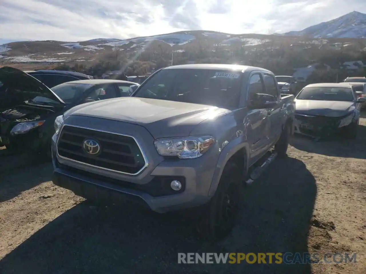 2 Photograph of a damaged car 3TMCZ5AN9MM389220 TOYOTA TACOMA 2021