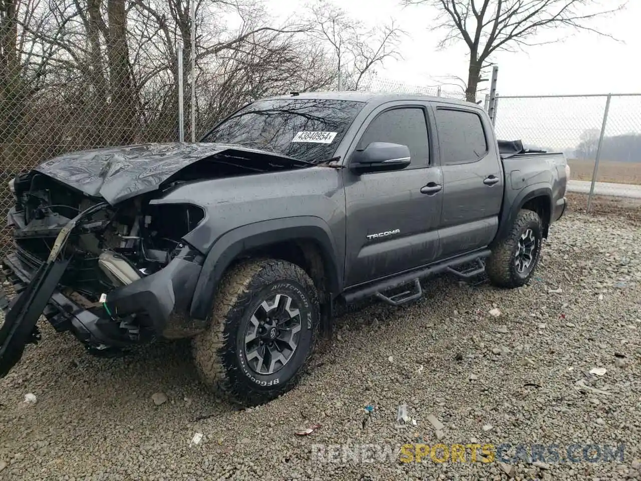 1 Photograph of a damaged car 3TMCZ5AN9MM390769 TOYOTA TACOMA 2021