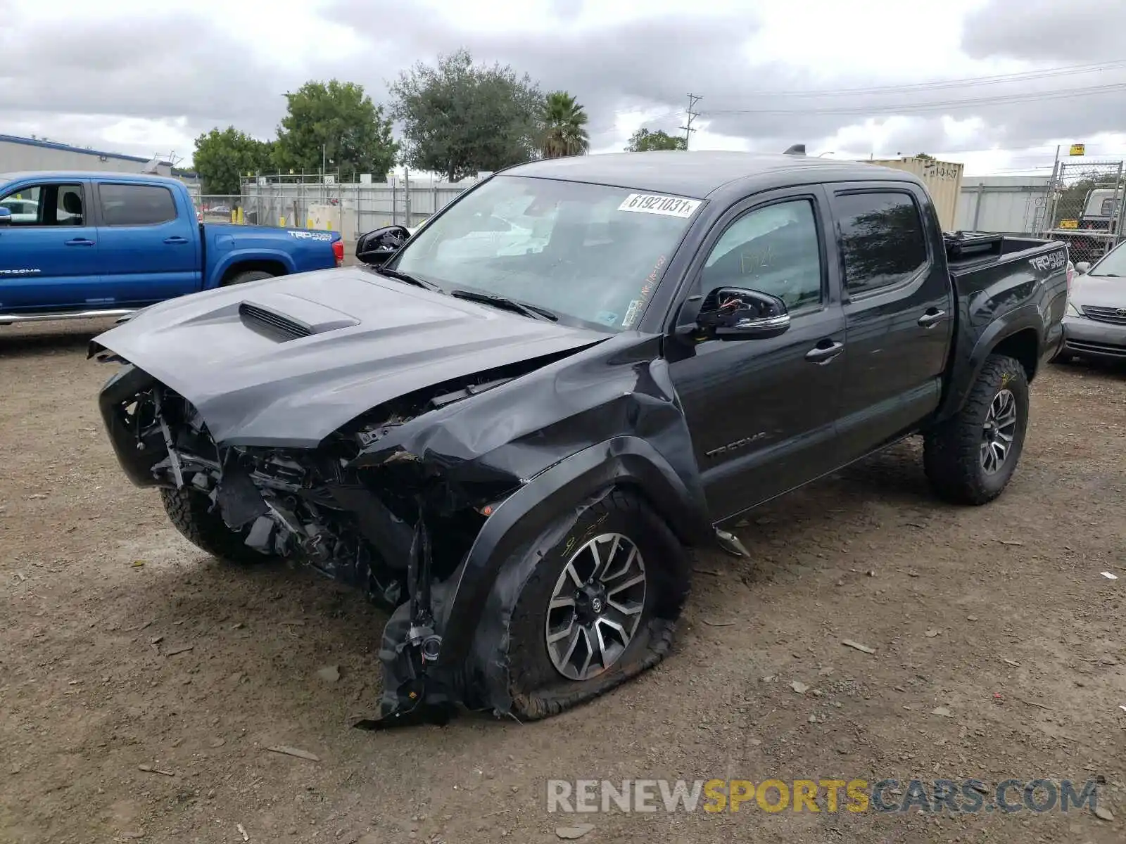 2 Photograph of a damaged car 3TMCZ5AN9MM398032 TOYOTA TACOMA 2021