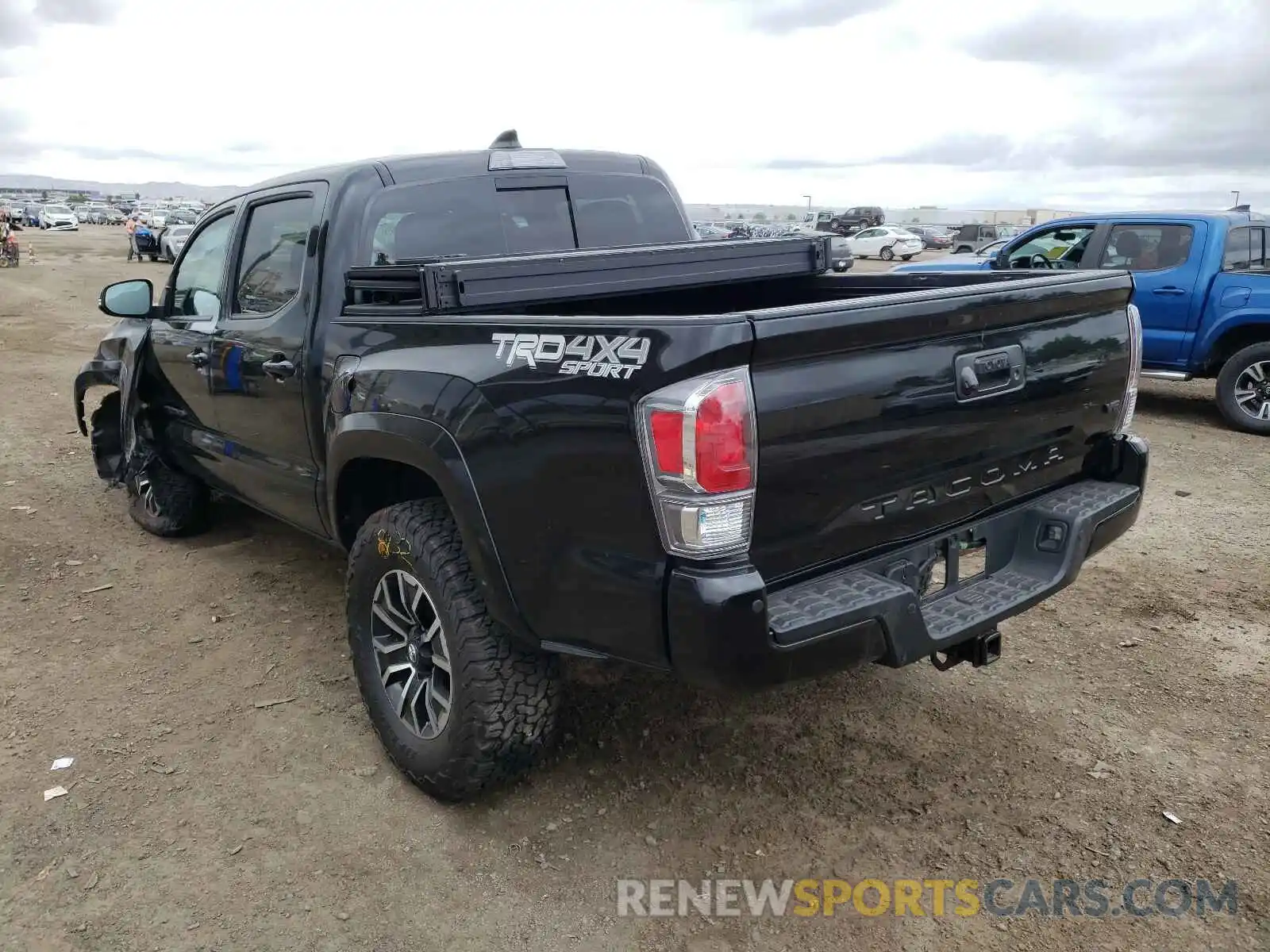 3 Photograph of a damaged car 3TMCZ5AN9MM398032 TOYOTA TACOMA 2021