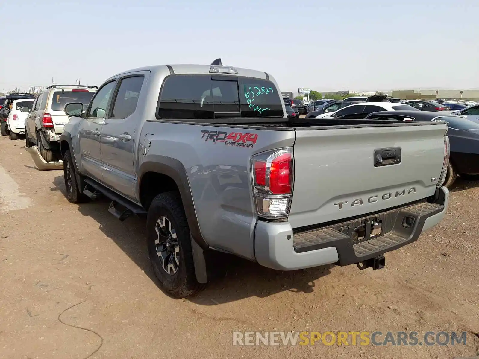 3 Photograph of a damaged car 3TMCZ5AN9MM398791 TOYOTA TACOMA 2021