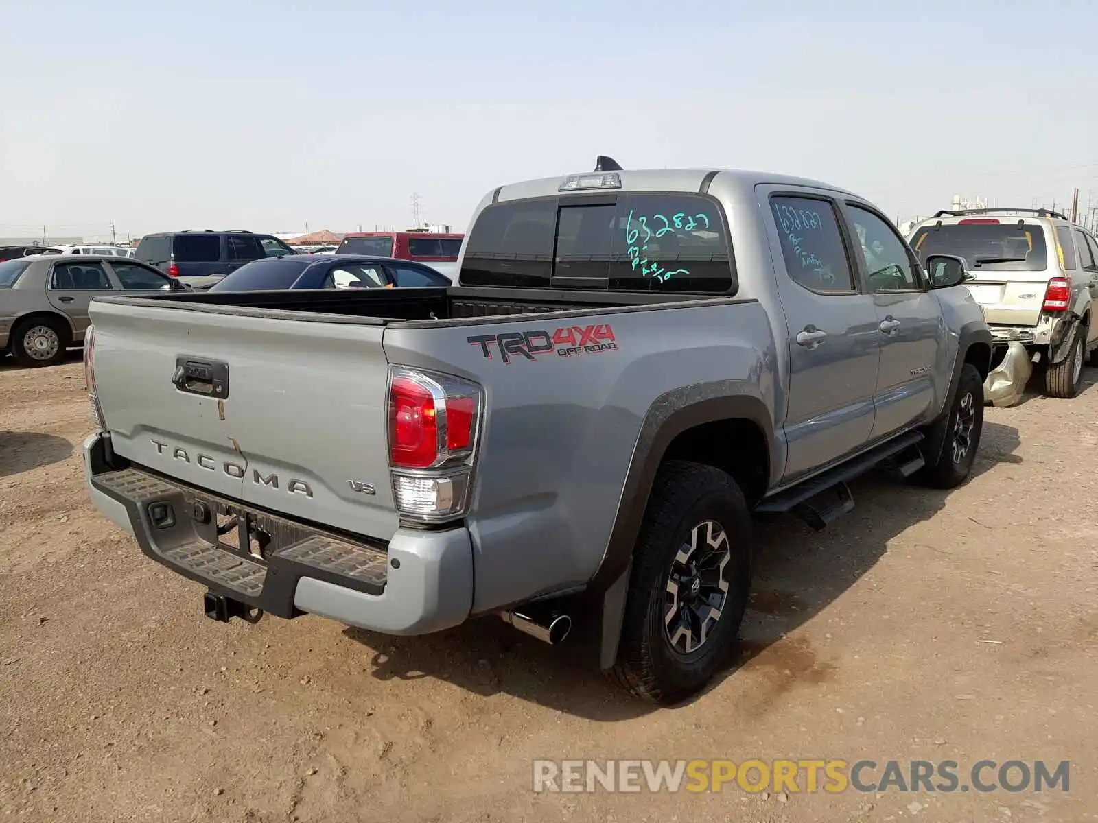 4 Фотография поврежденного автомобиля 3TMCZ5AN9MM398791 TOYOTA TACOMA 2021