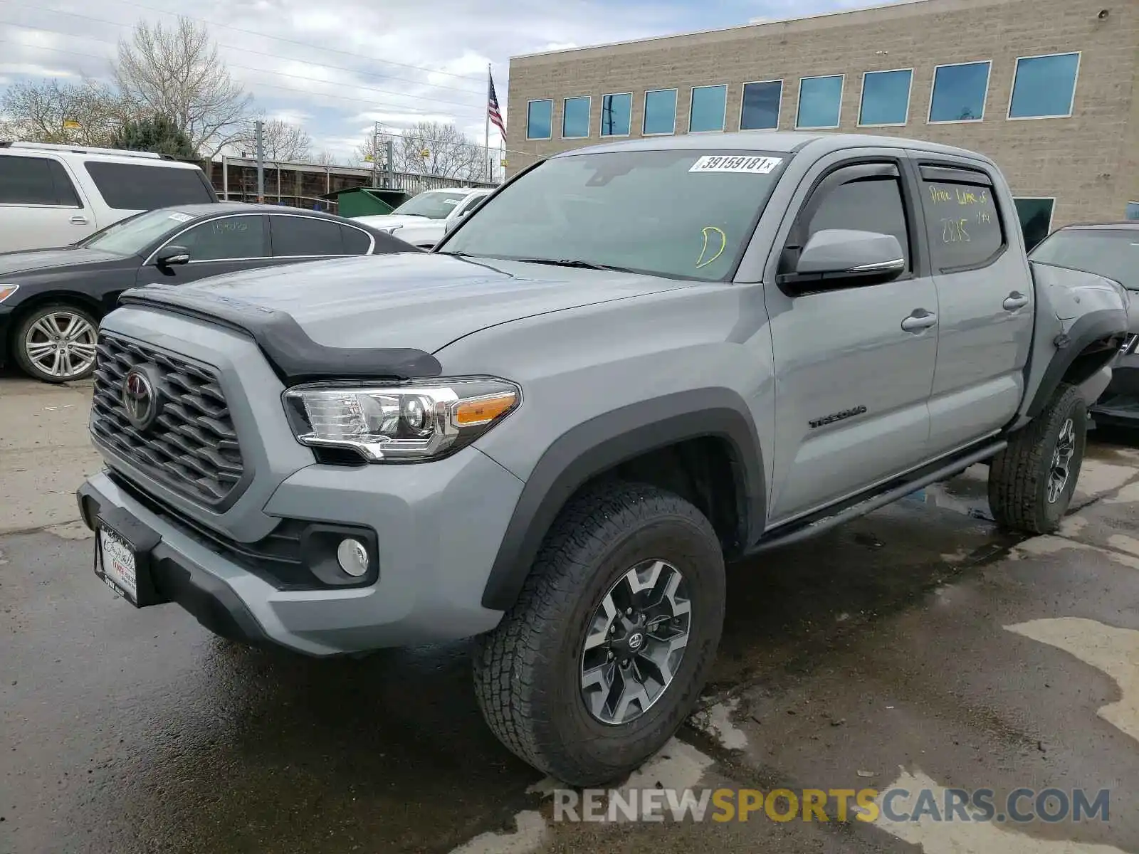 2 Photograph of a damaged car 3TMCZ5AN9MM398807 TOYOTA TACOMA 2021