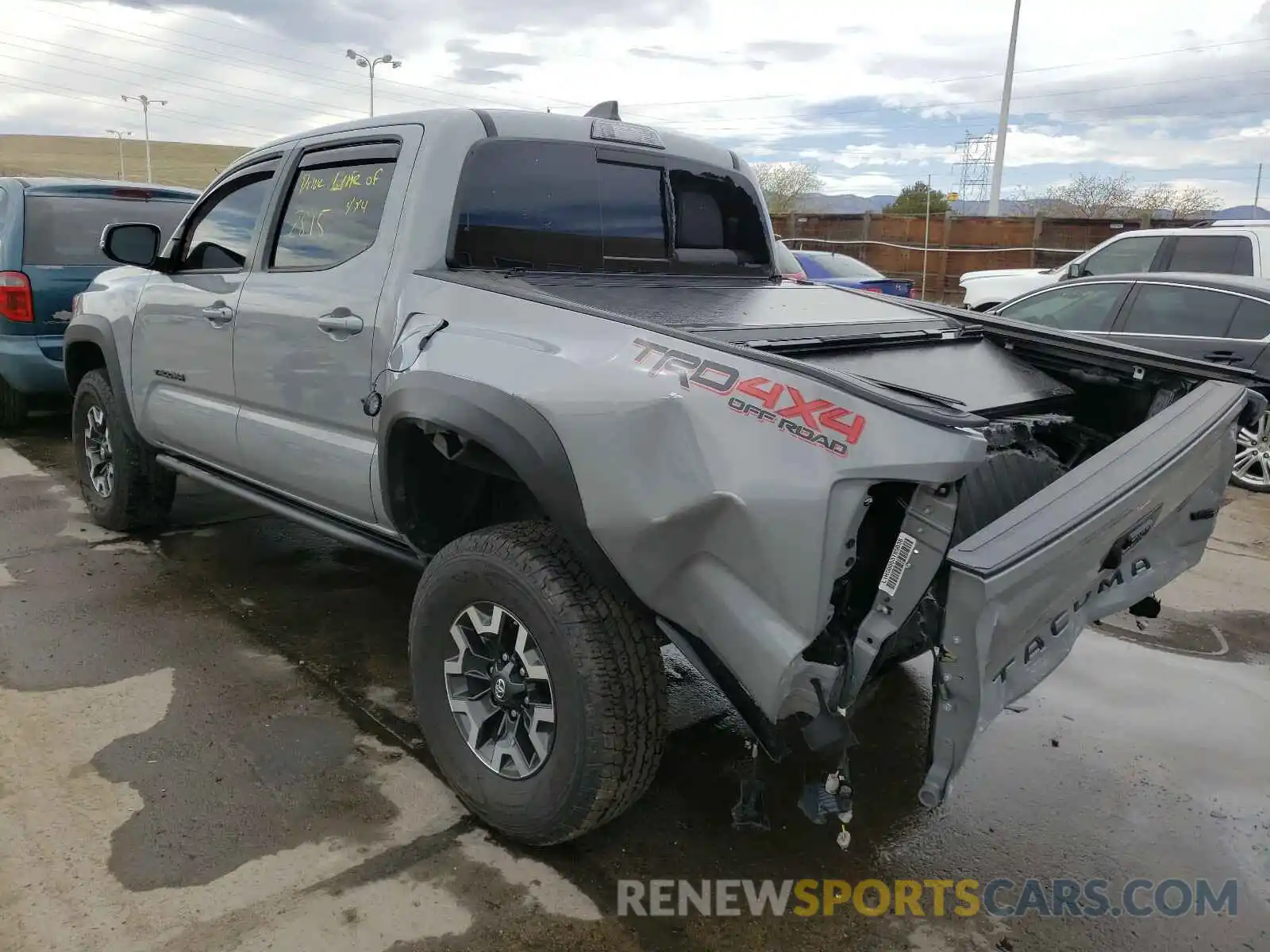 3 Photograph of a damaged car 3TMCZ5AN9MM398807 TOYOTA TACOMA 2021