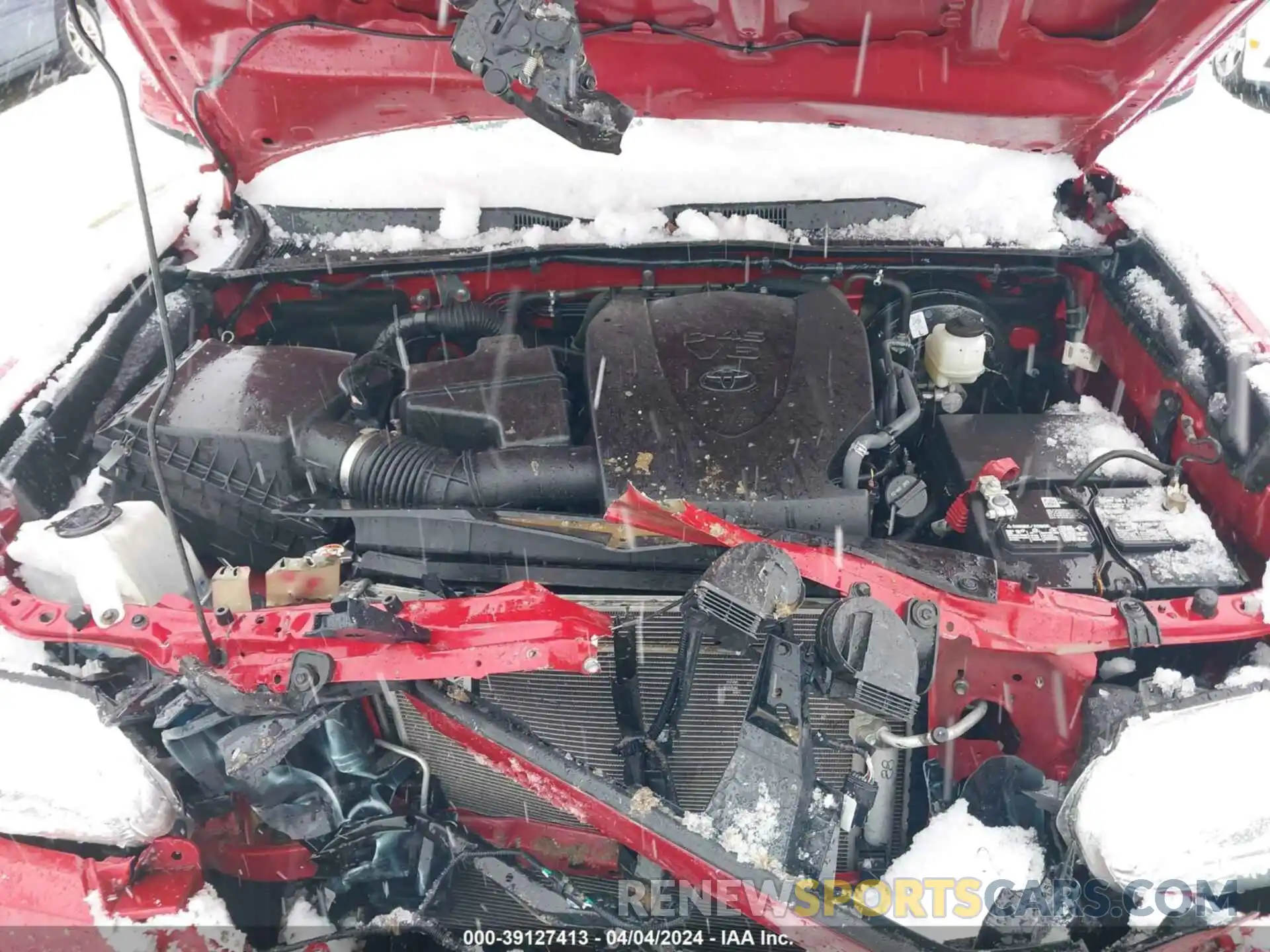 10 Photograph of a damaged car 3TMCZ5AN9MM400376 TOYOTA TACOMA 2021