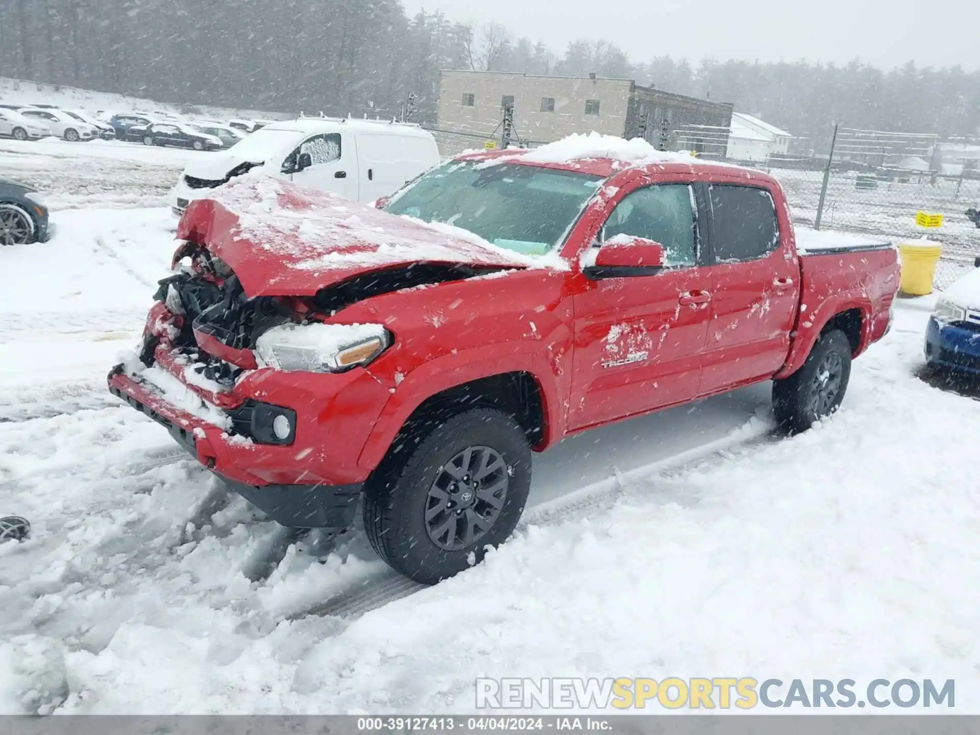 2 Photograph of a damaged car 3TMCZ5AN9MM400376 TOYOTA TACOMA 2021