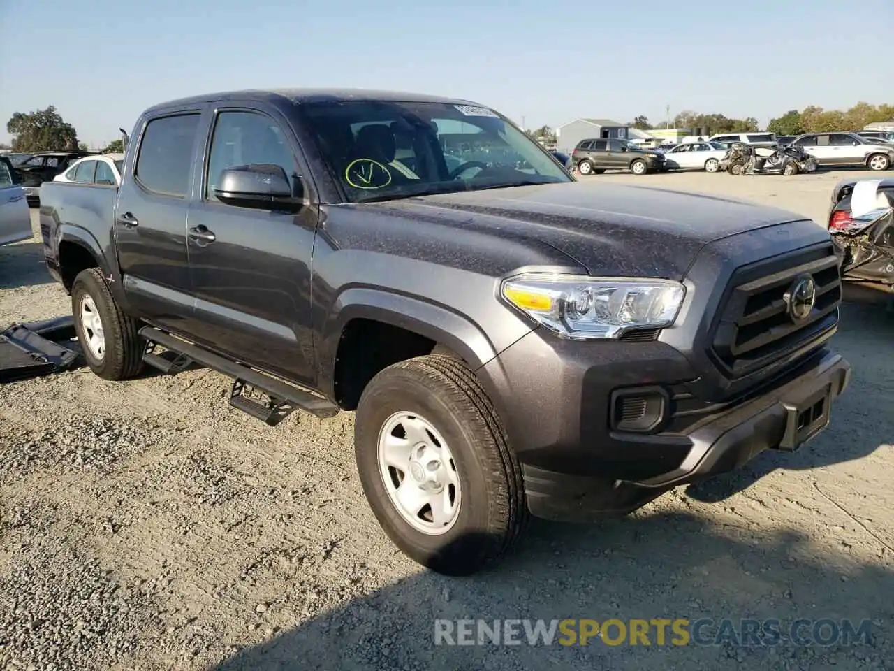 1 Photograph of a damaged car 3TMCZ5AN9MM401575 TOYOTA TACOMA 2021