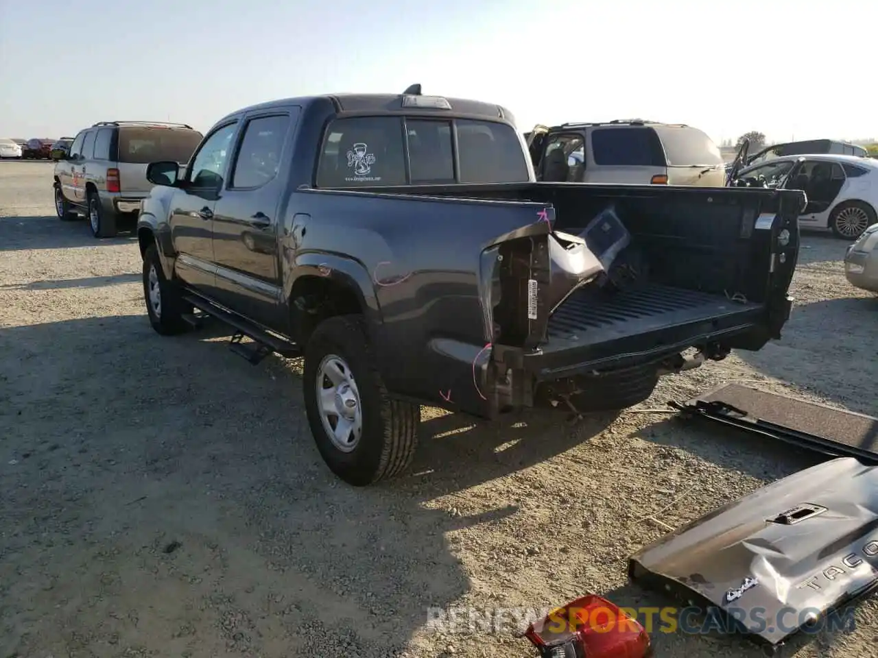 3 Photograph of a damaged car 3TMCZ5AN9MM401575 TOYOTA TACOMA 2021