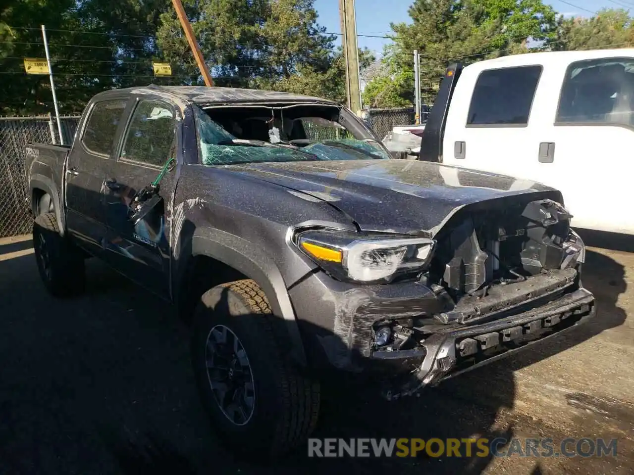 1 Photograph of a damaged car 3TMCZ5AN9MM402354 TOYOTA TACOMA 2021