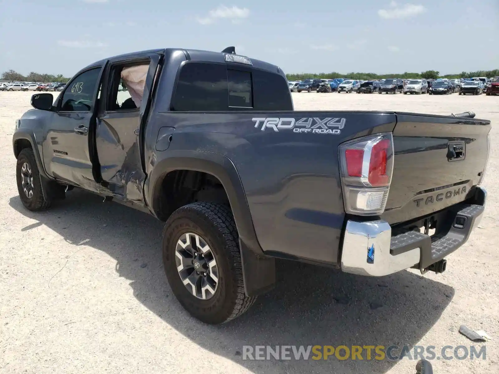 3 Photograph of a damaged car 3TMCZ5AN9MM406369 TOYOTA TACOMA 2021