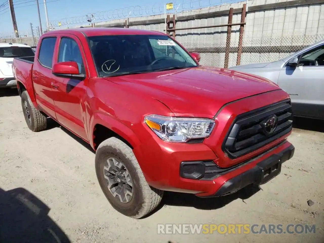 1 Photograph of a damaged car 3TMCZ5AN9MM411796 TOYOTA TACOMA 2021