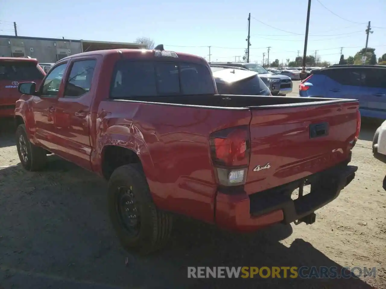 3 Photograph of a damaged car 3TMCZ5AN9MM411796 TOYOTA TACOMA 2021