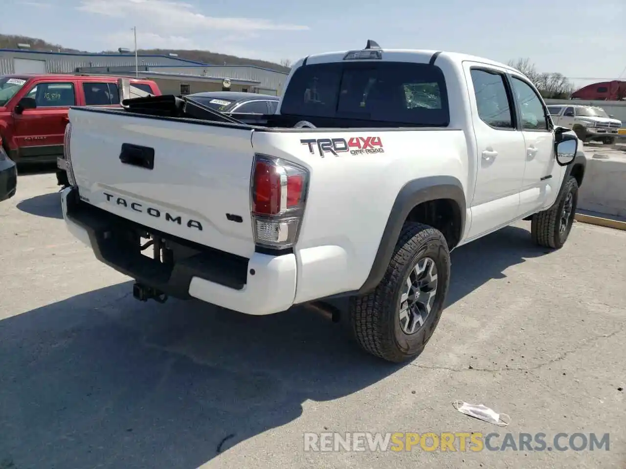 4 Фотография поврежденного автомобиля 3TMCZ5AN9MM415489 TOYOTA TACOMA 2021