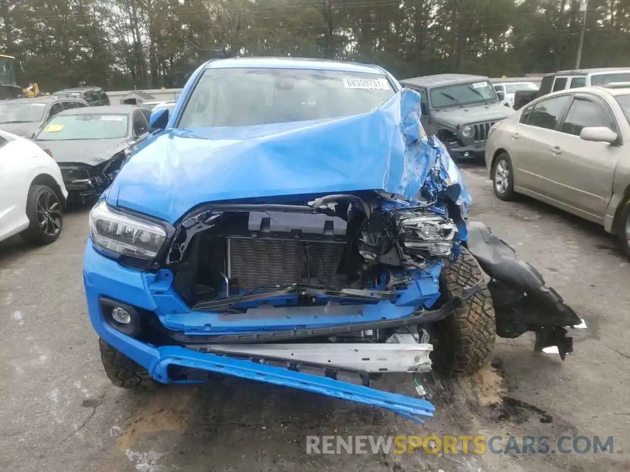 9 Photograph of a damaged car 3TMCZ5AN9MM416318 TOYOTA TACOMA 2021