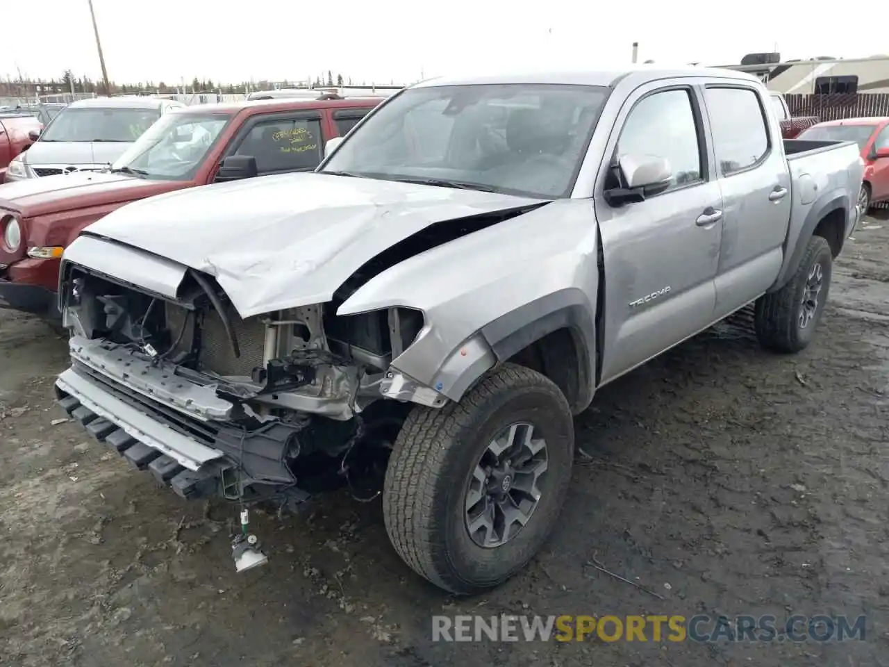 2 Photograph of a damaged car 3TMCZ5AN9MM417646 TOYOTA TACOMA 2021