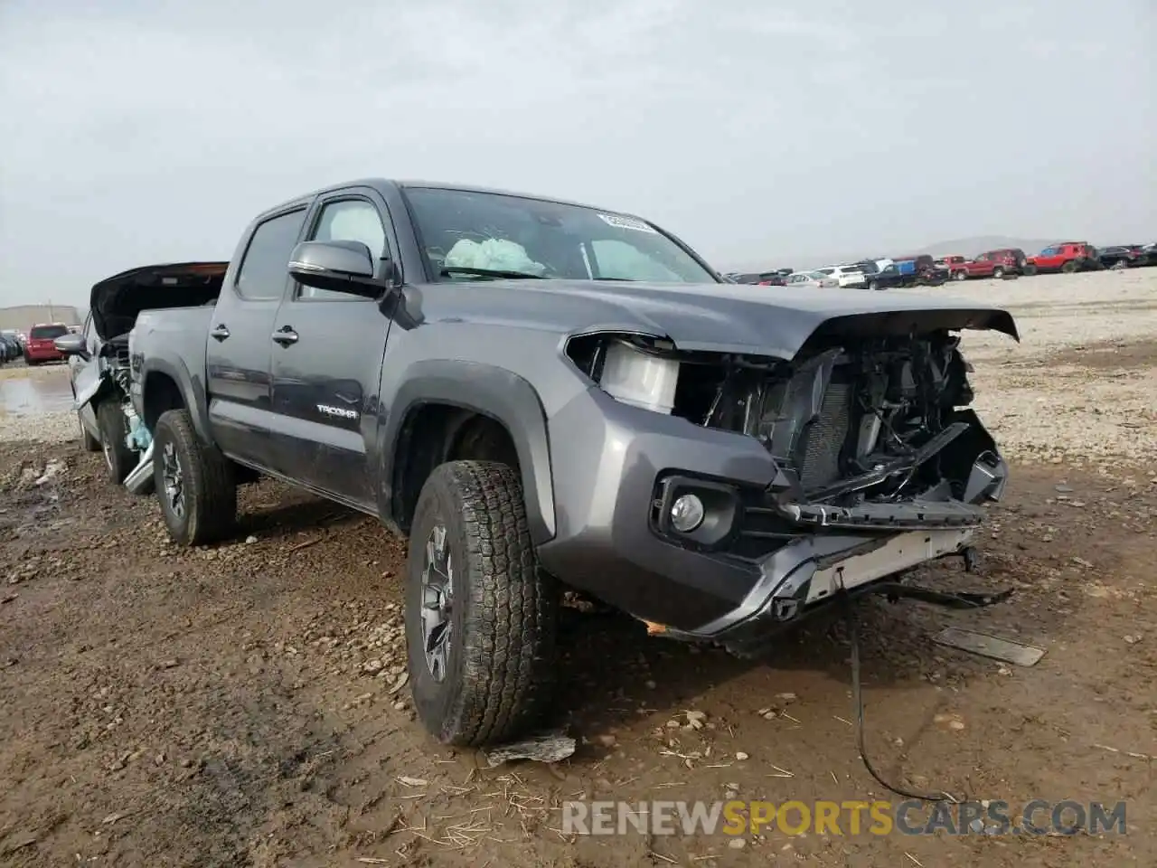 1 Photograph of a damaged car 3TMCZ5AN9MM419655 TOYOTA TACOMA 2021