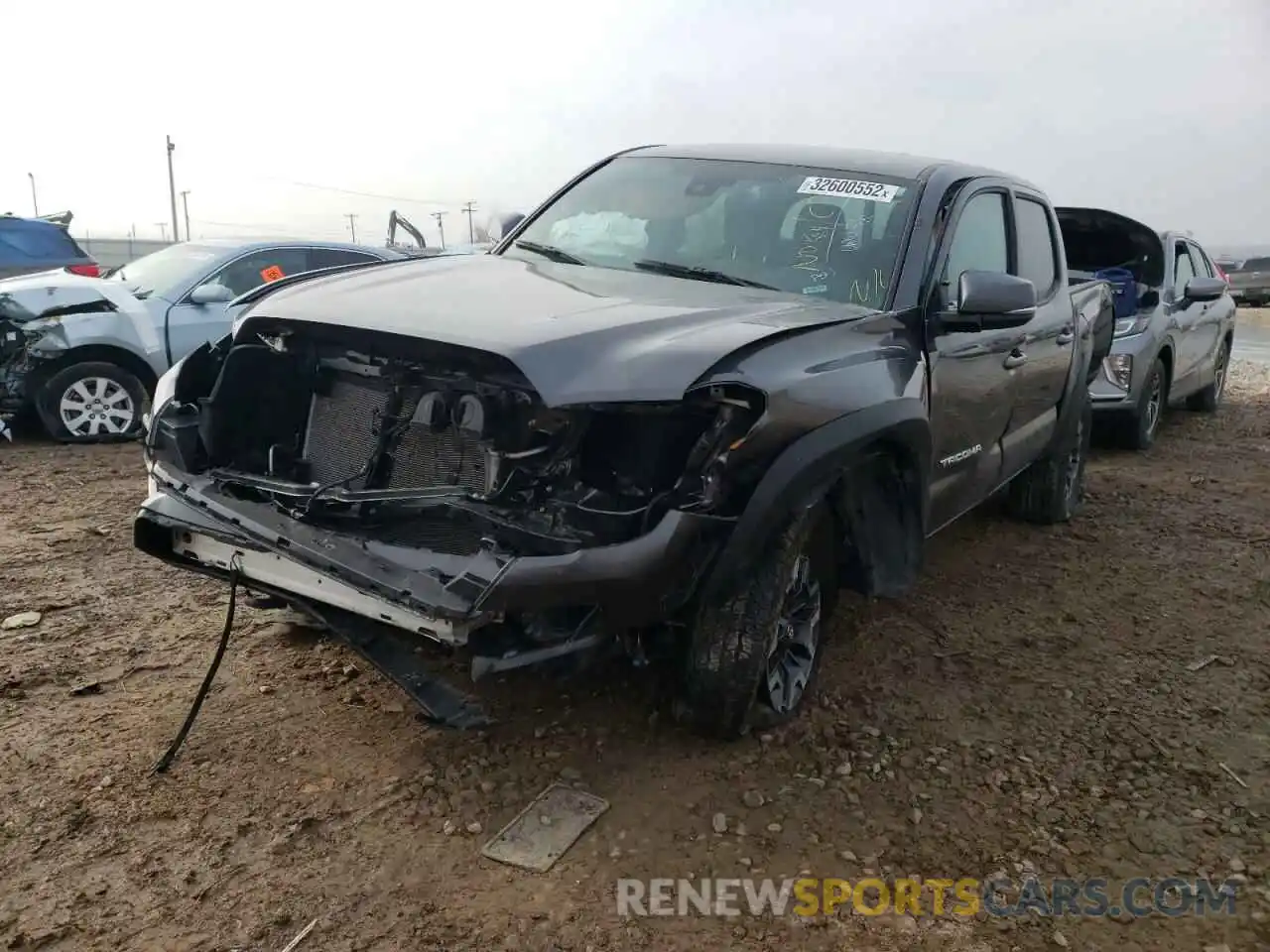 2 Photograph of a damaged car 3TMCZ5AN9MM419655 TOYOTA TACOMA 2021