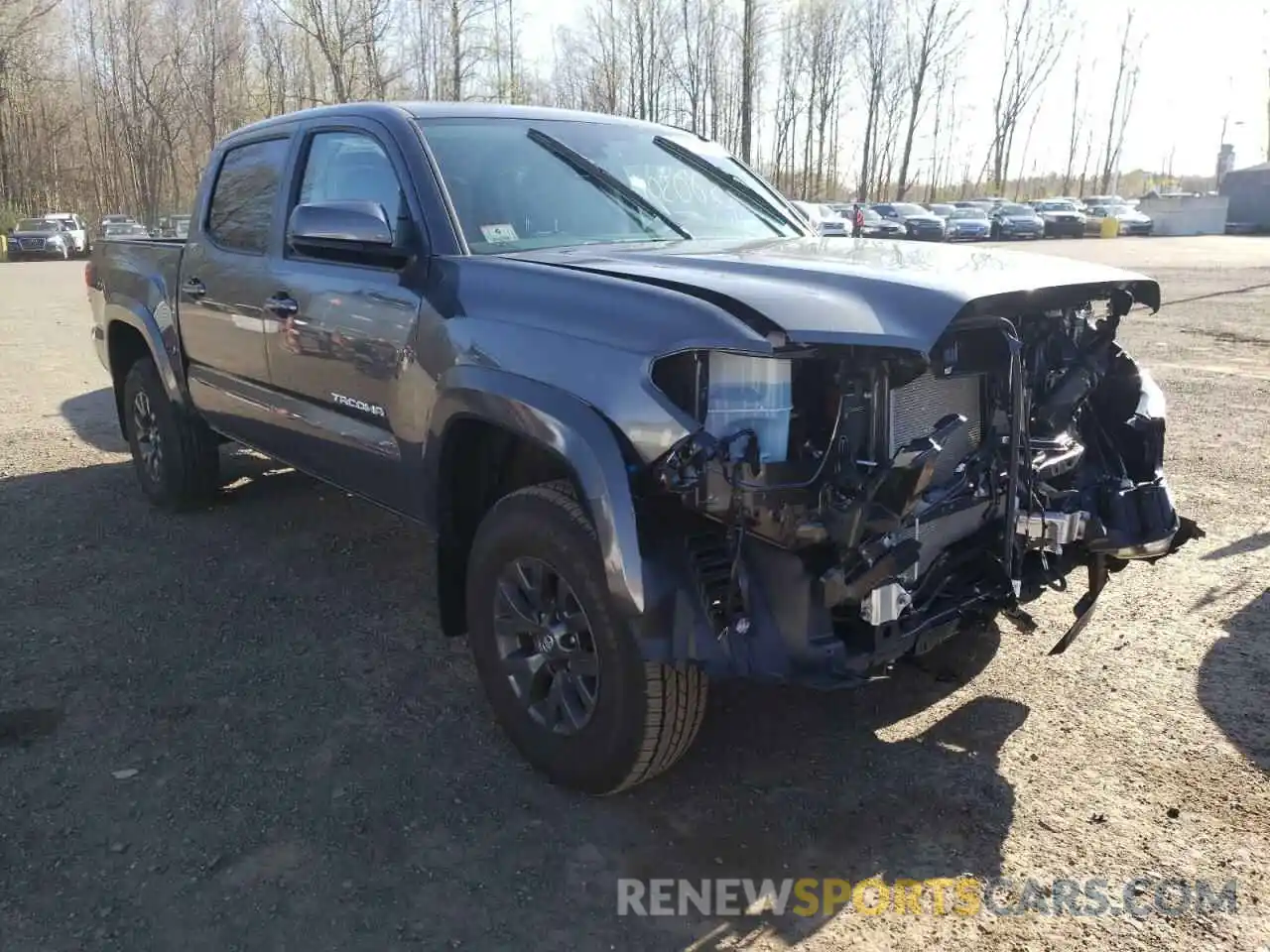 1 Photograph of a damaged car 3TMCZ5AN9MM421874 TOYOTA TACOMA 2021